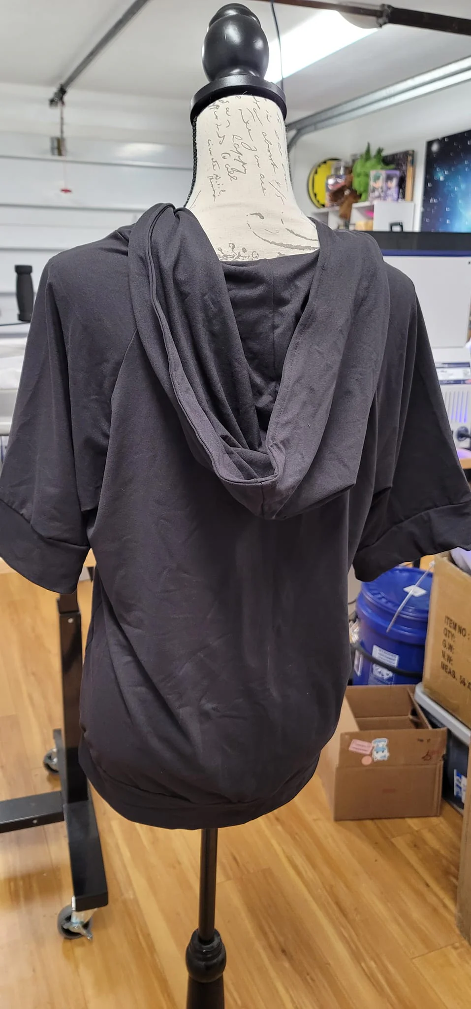 LC RUN- NAVY SHORT SLEEVE HOODED JACKET - Image 4