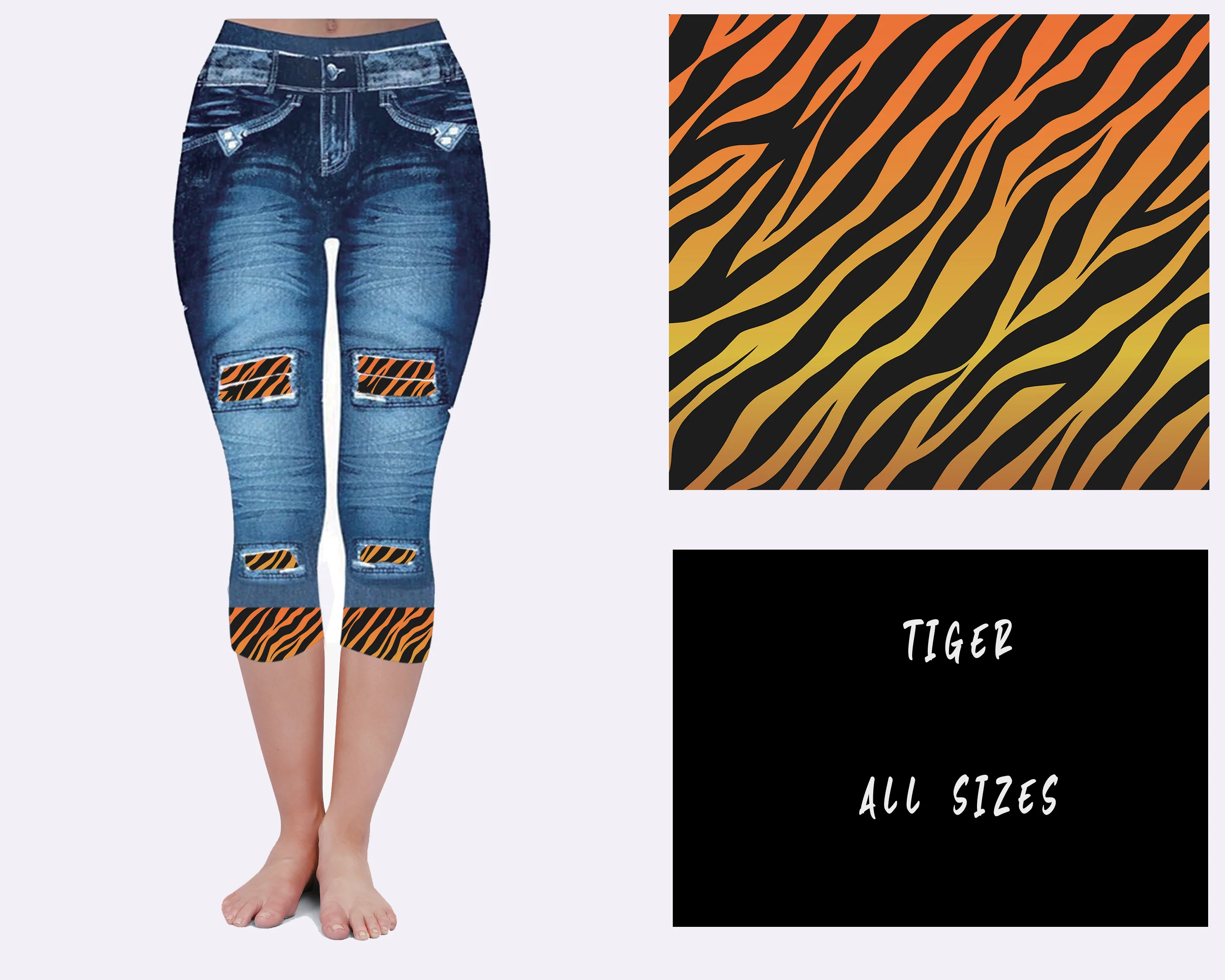 LEGGING JEAN RUN-TIGER (ACTIVE BACK POCKETS) - Image 5
