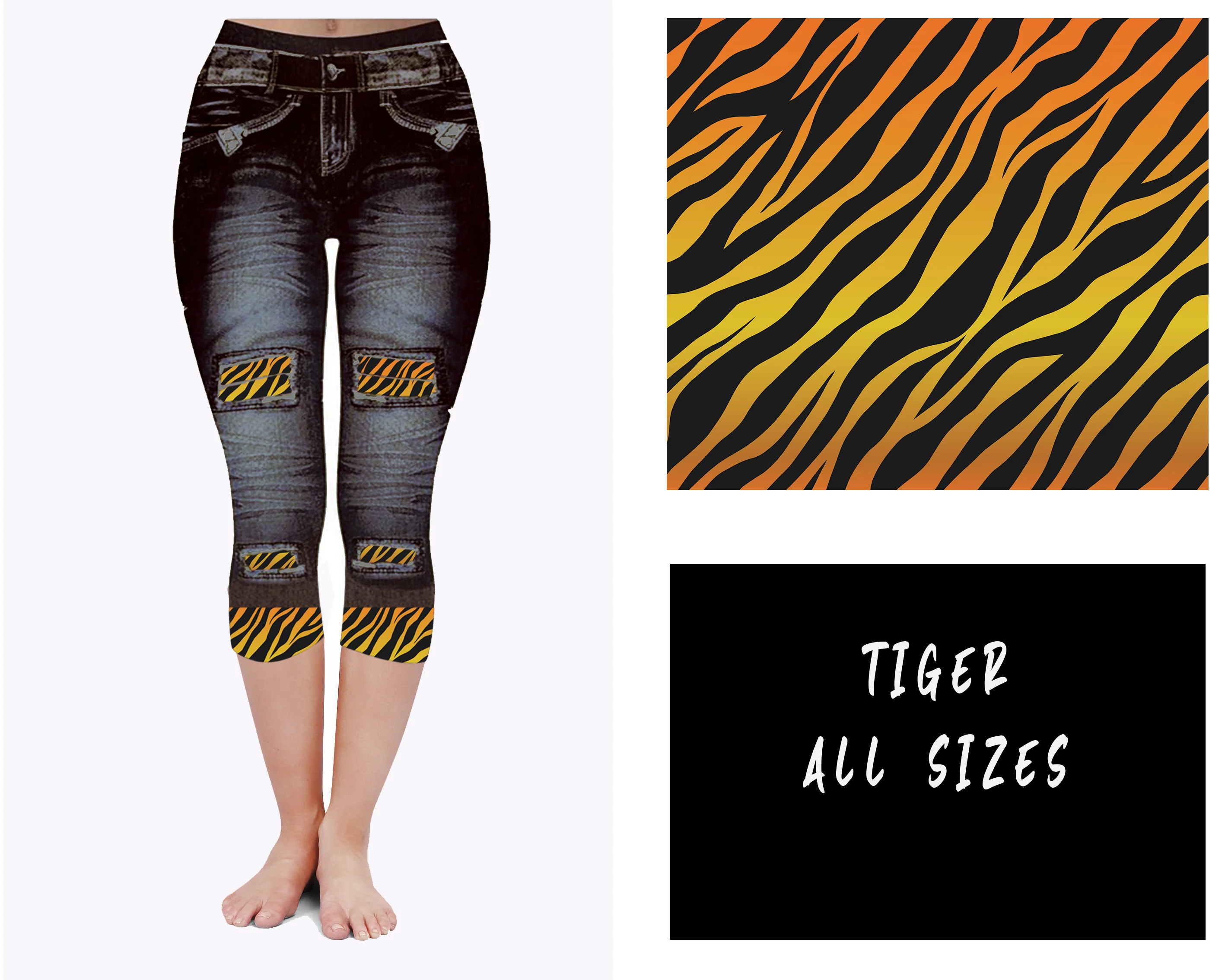 LEGGING JEAN RUN-TIGER (ACTIVE BACK POCKETS) - Image 6