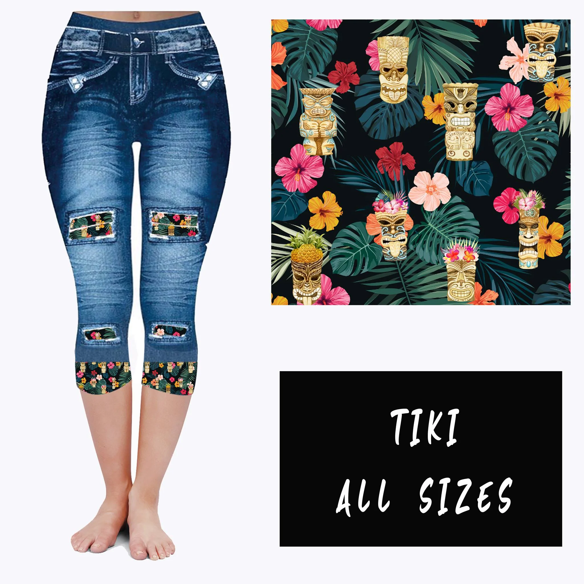 LEGGING JEAN RUN-TIKI (ACTIVE BACK POCKETS) - Image 6
