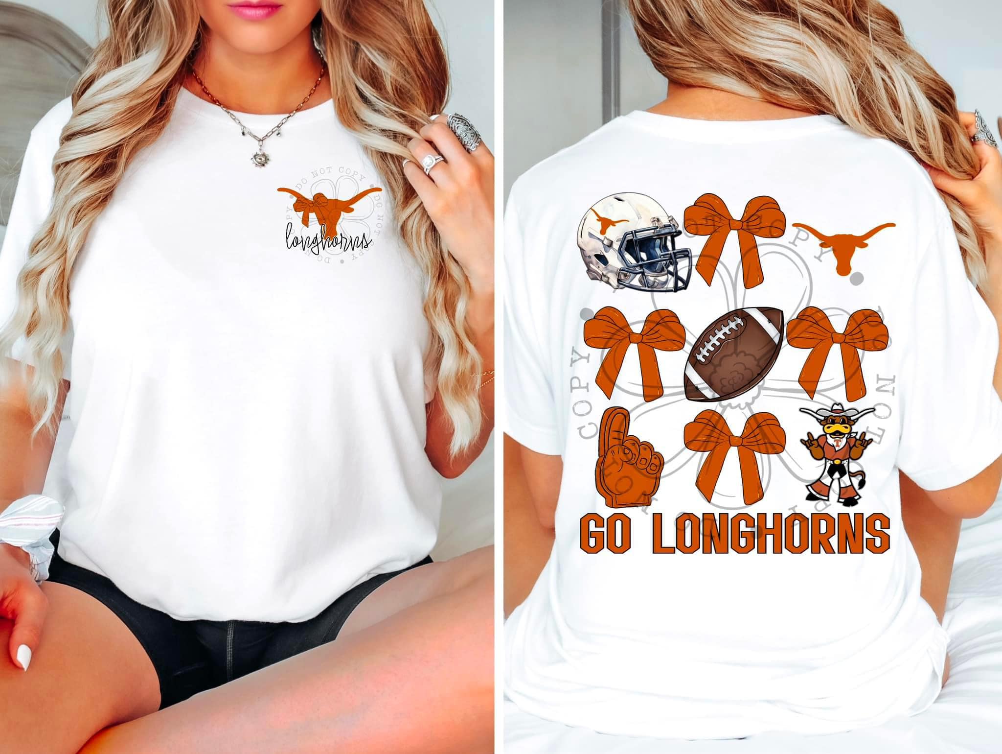 LHORN DOUBLE SIDED TEE