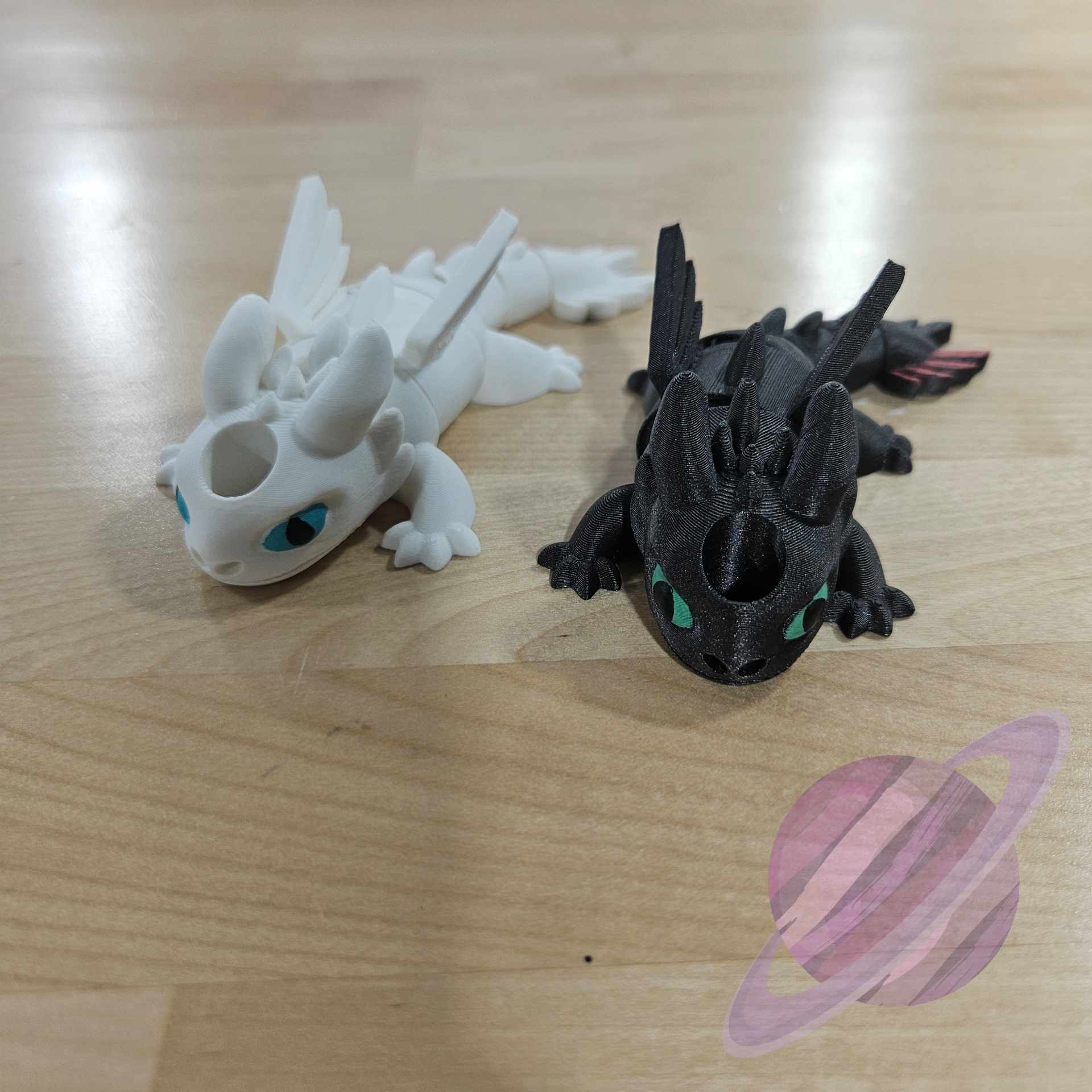 LIGHT FURY-3D PRINTED STRAW BUDDY - Image 5