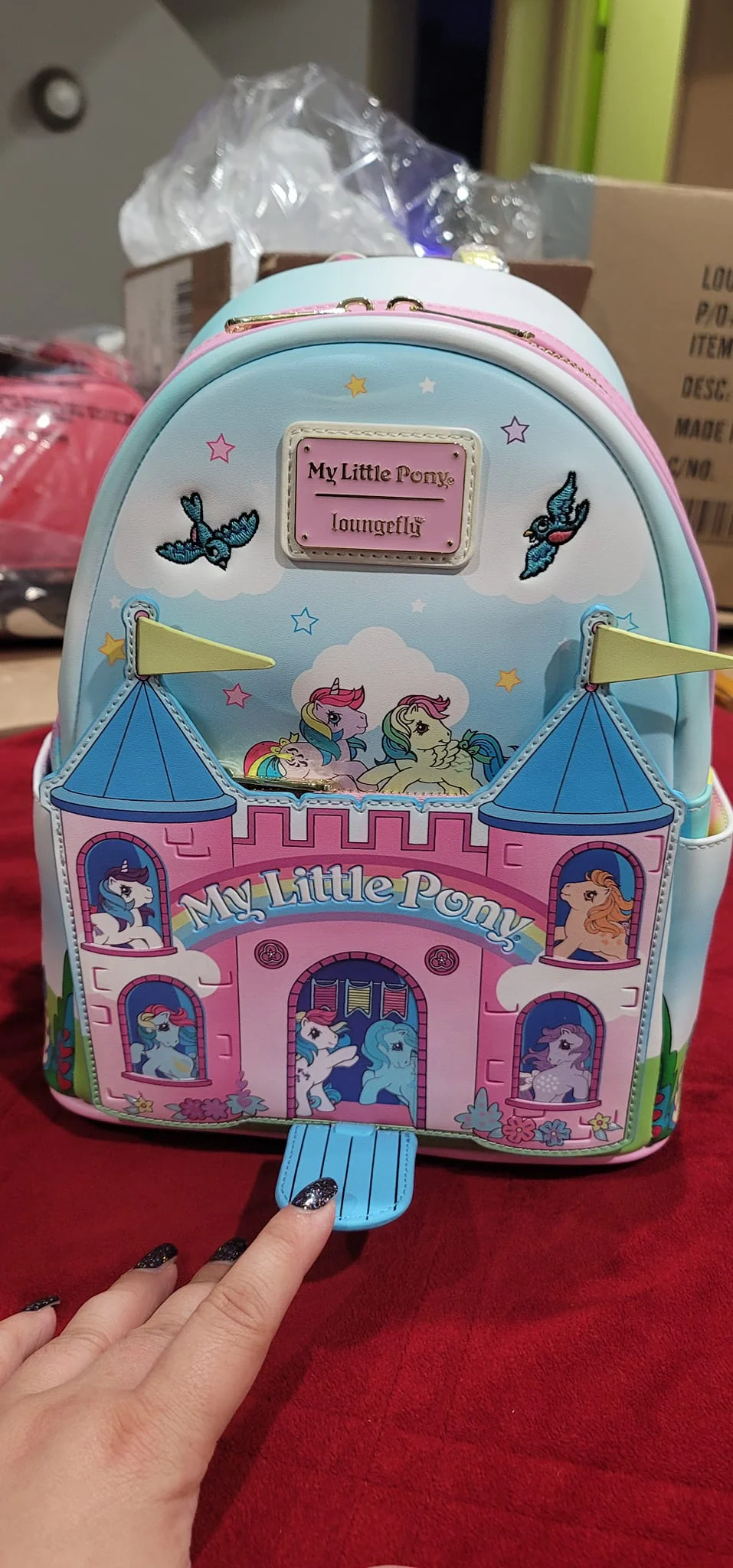 Loungefly- My Little Pony Castle Mini Backpack - Image 8