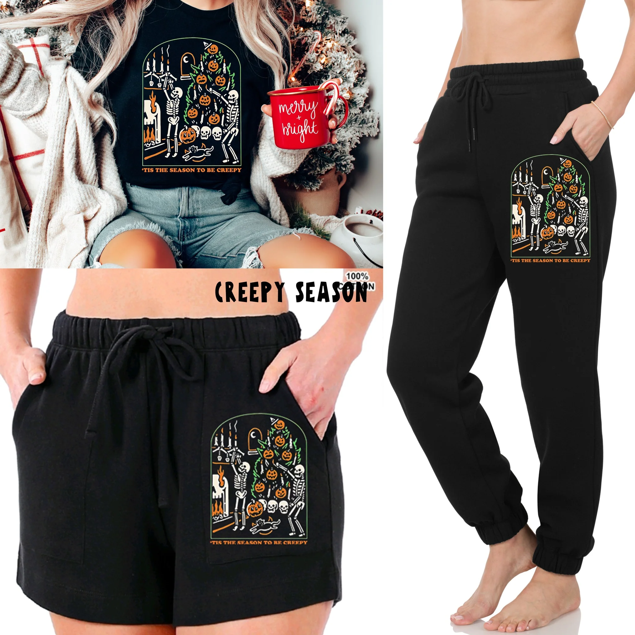 LOUNGEWEAR RUN-CREEPY SEASON TEE- PREORDER CLOSING 9/30 - Image 2