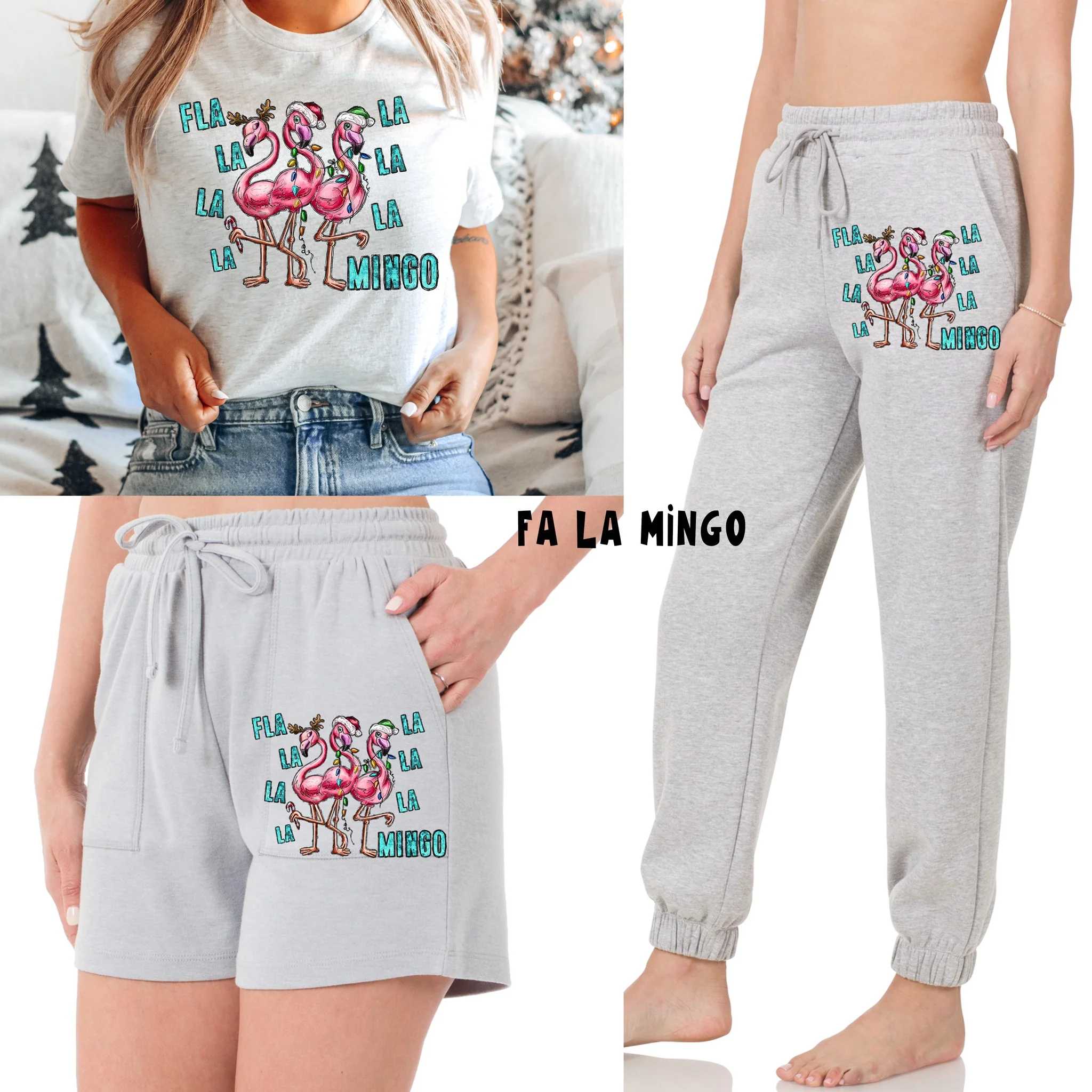 LOUNGEWEAR RUN-FA LA MINGO- CREW NECK SWEATSHIRT- PREORDER CLOSING 9/30 - Image 2