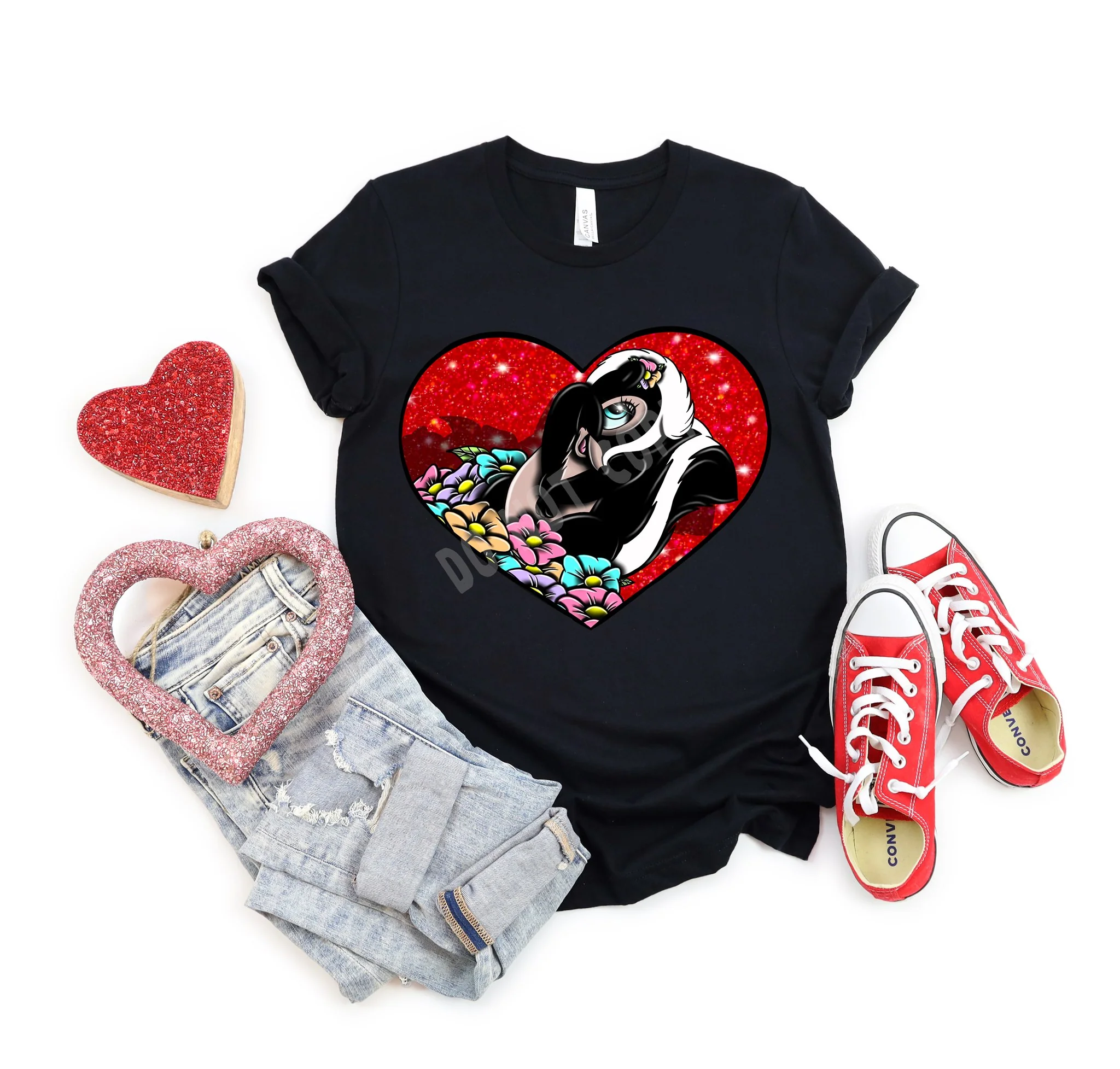 LOVE IN THE AIR- FLORAL SKUNK