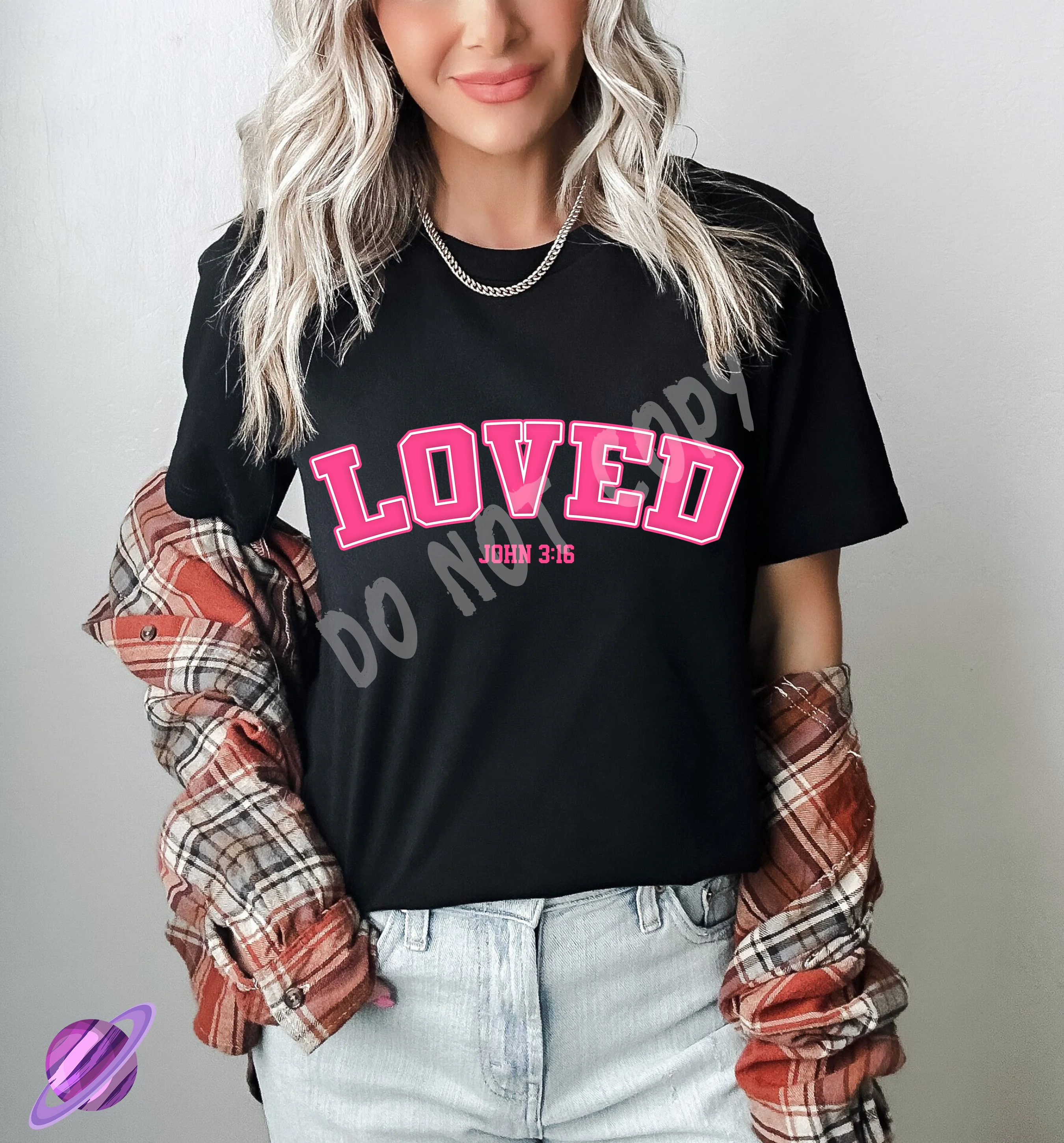 LOVED PINK TEE