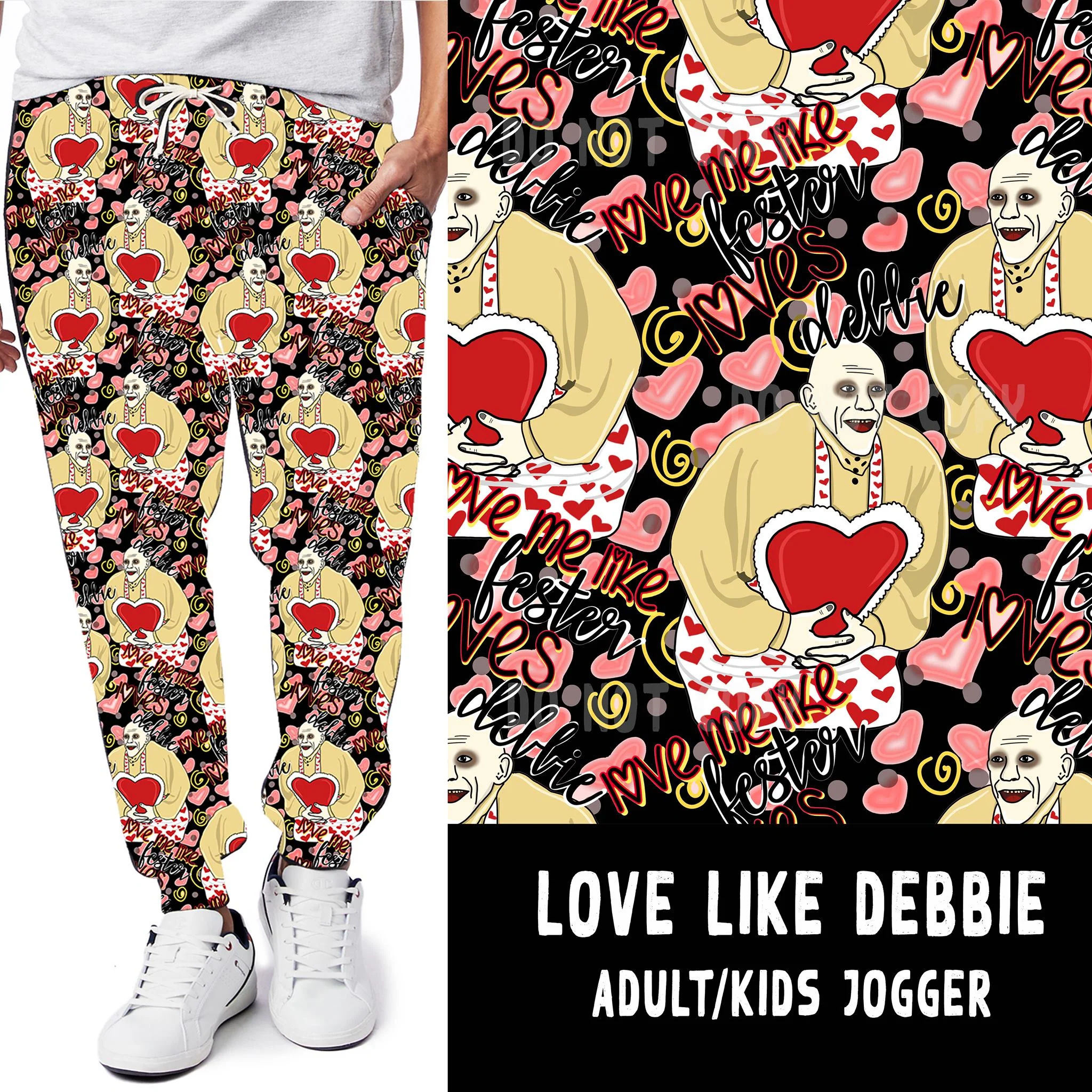 LUCKY IN LOVE-LOVE LIKE DEBBIE LEGGINGS/JOGGERS - Image 2