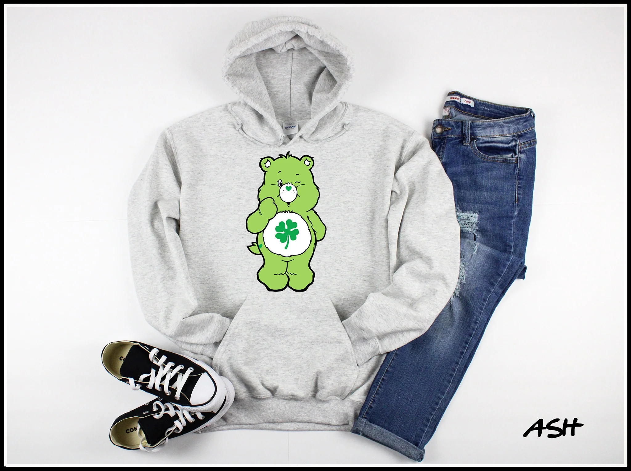 LUCKY IN LOVE- LUCKY BEAR HOODIE