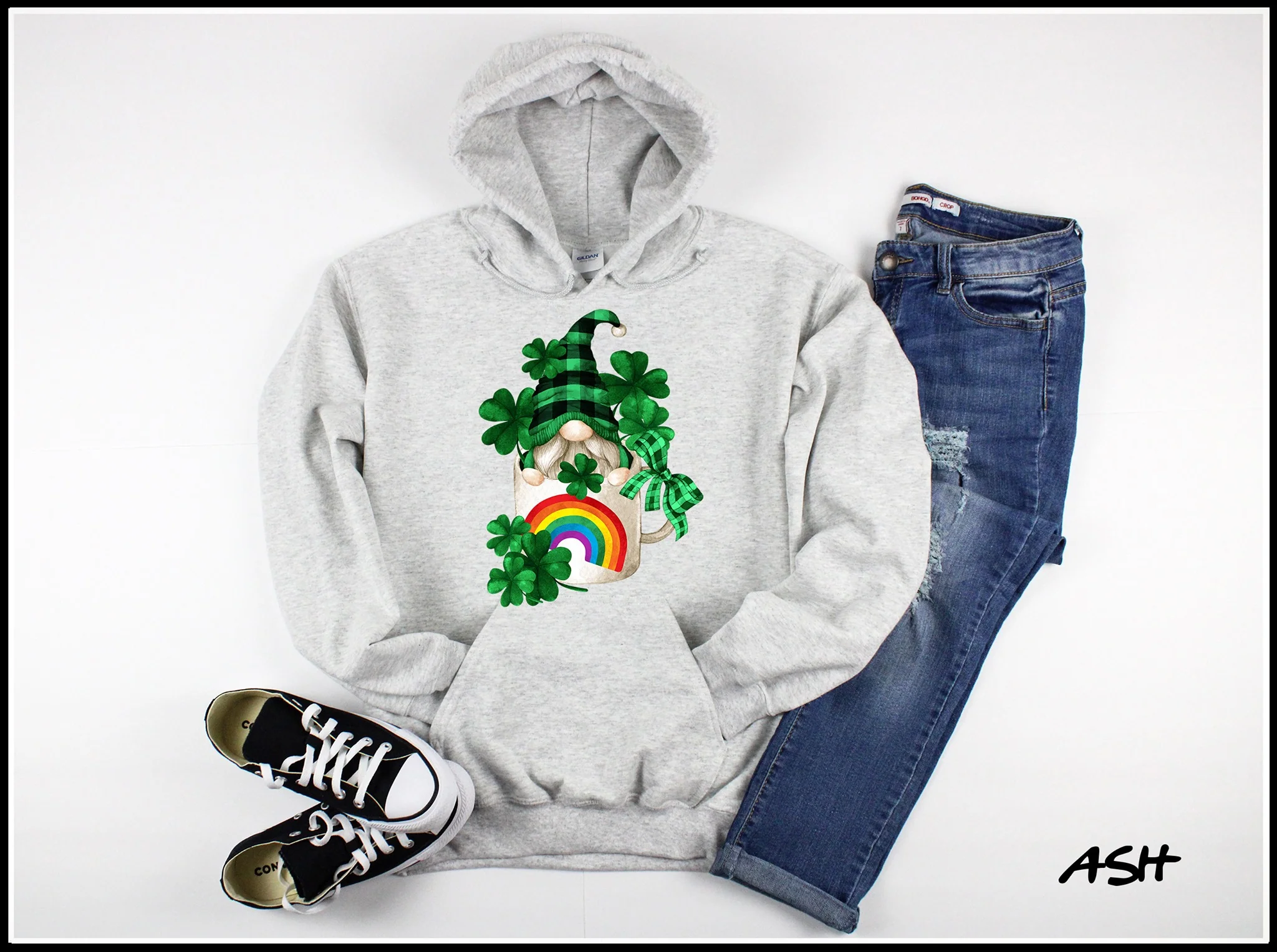 LUCKY IN LOVE- LUCKY GNOMES HOODIE