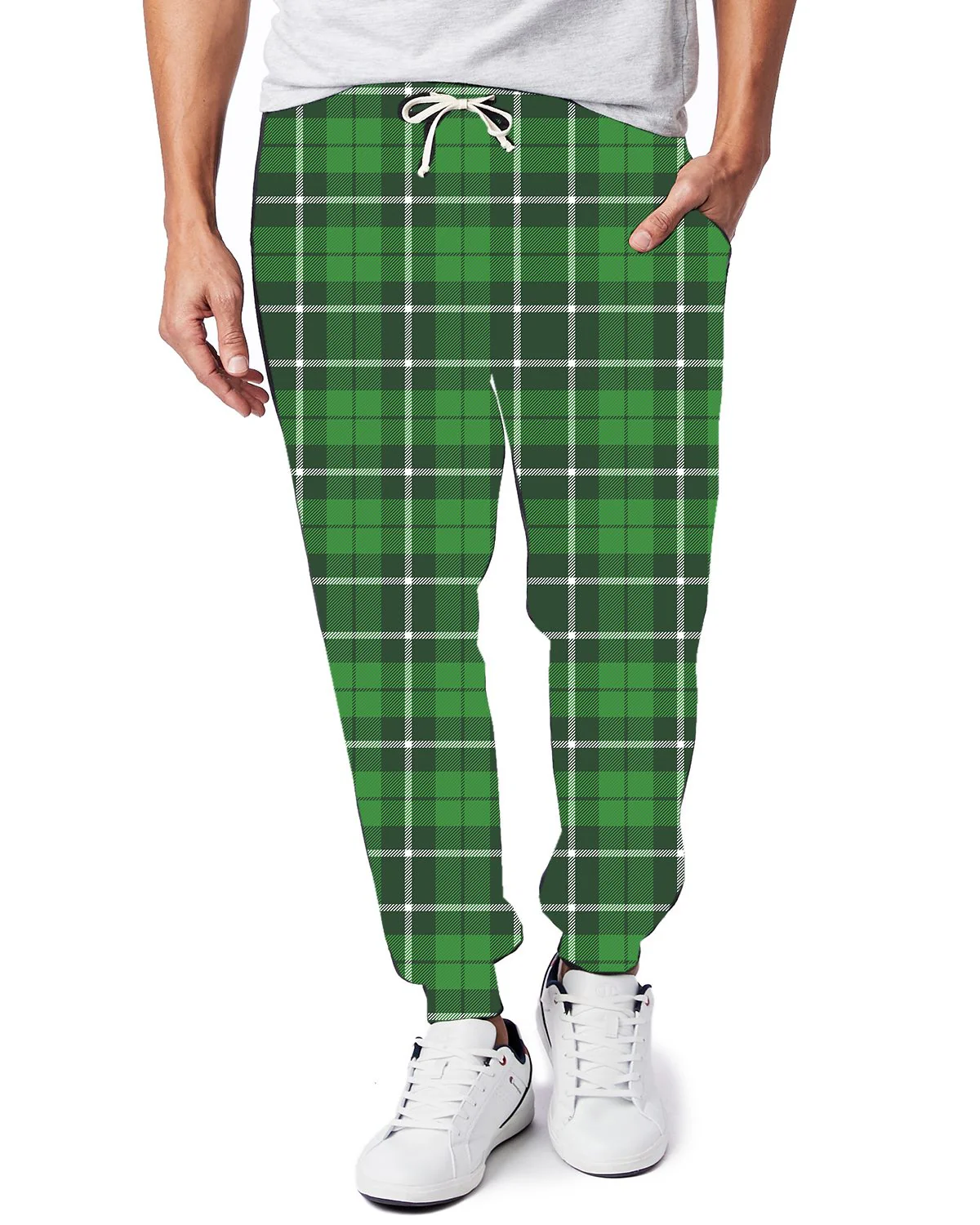 LUCKY RUN- ST PATTY PLAID LEGGINGS AND JOGGER - Image 2