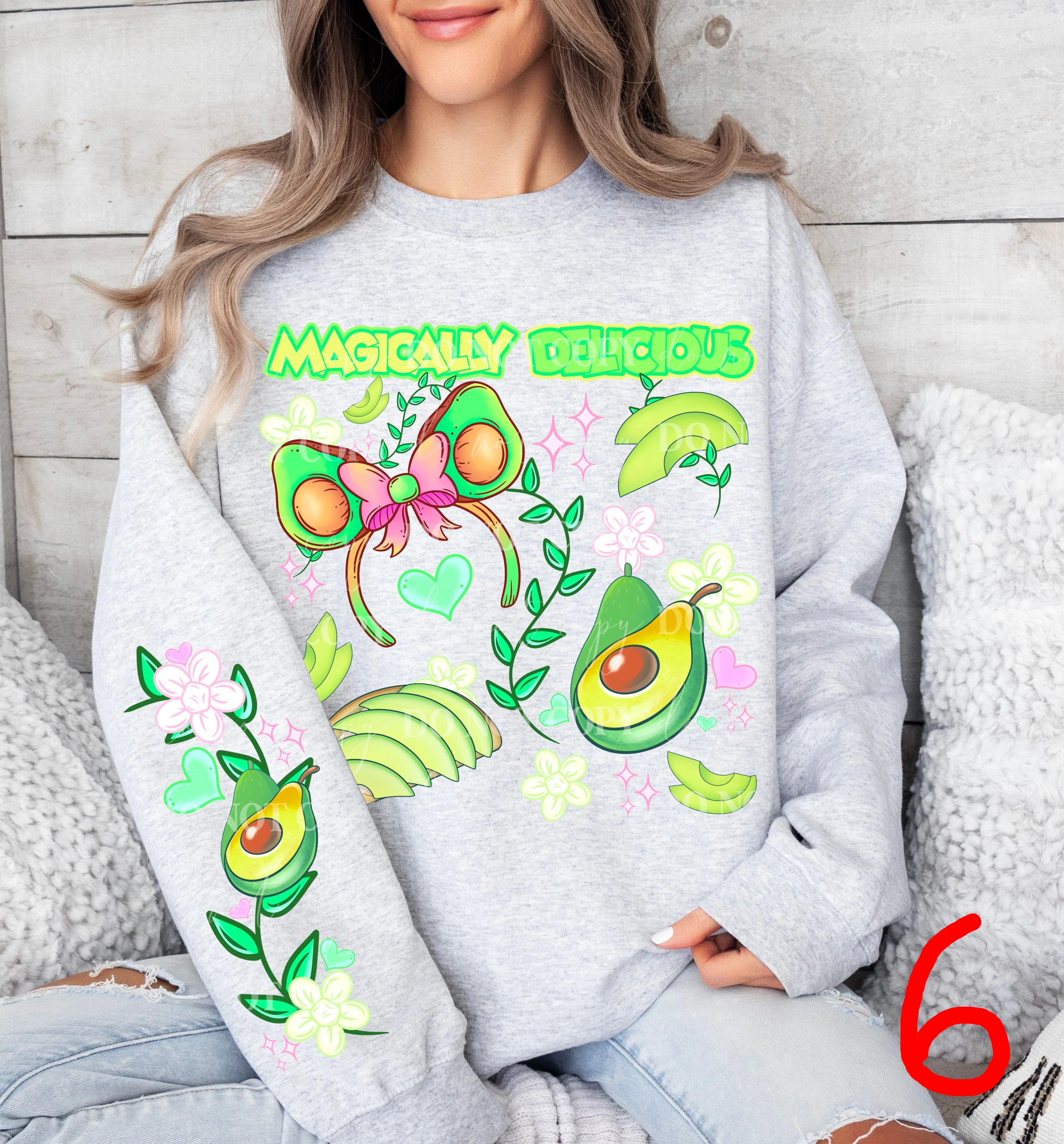 MAGICALLY DELICIOUS SWEATSHIRT W/ SLEEVE PRINT COLLECTION - Image 6