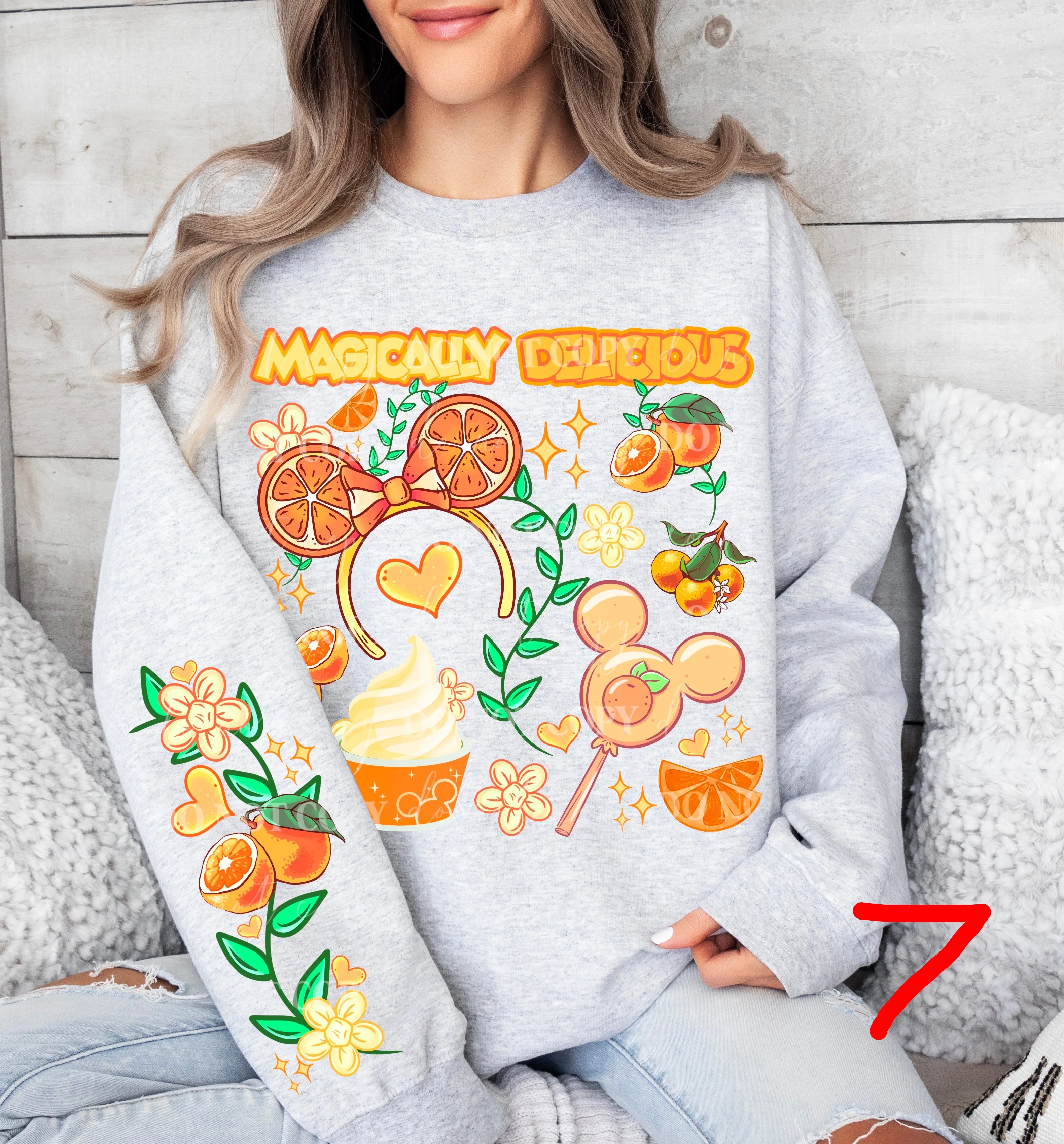 MAGICALLY DELICIOUS SWEATSHIRT W/ SLEEVE PRINT COLLECTION - Image 7