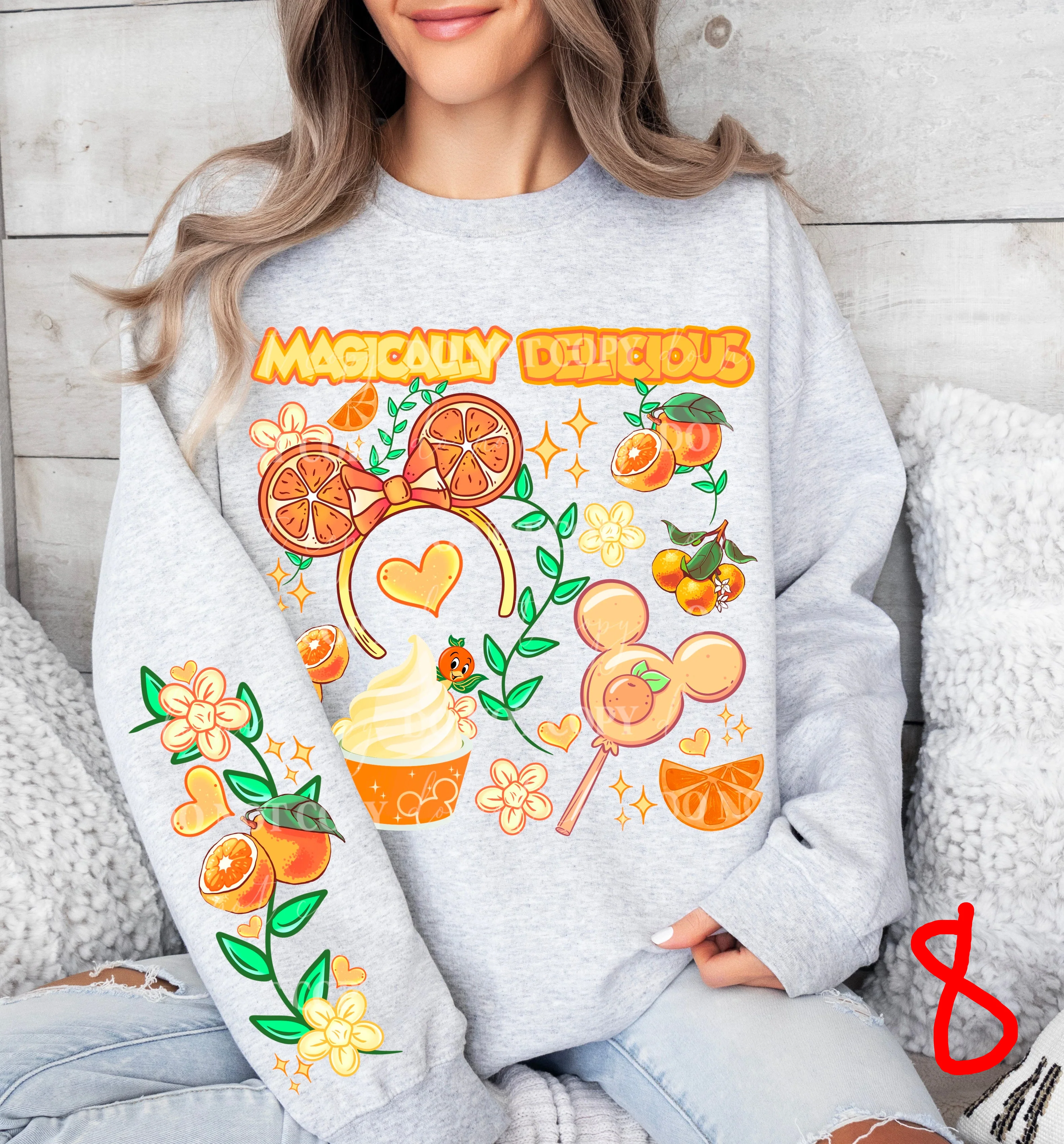 MAGICALLY DELICIOUS SWEATSHIRT W/ SLEEVE PRINT COLLECTION - Image 8