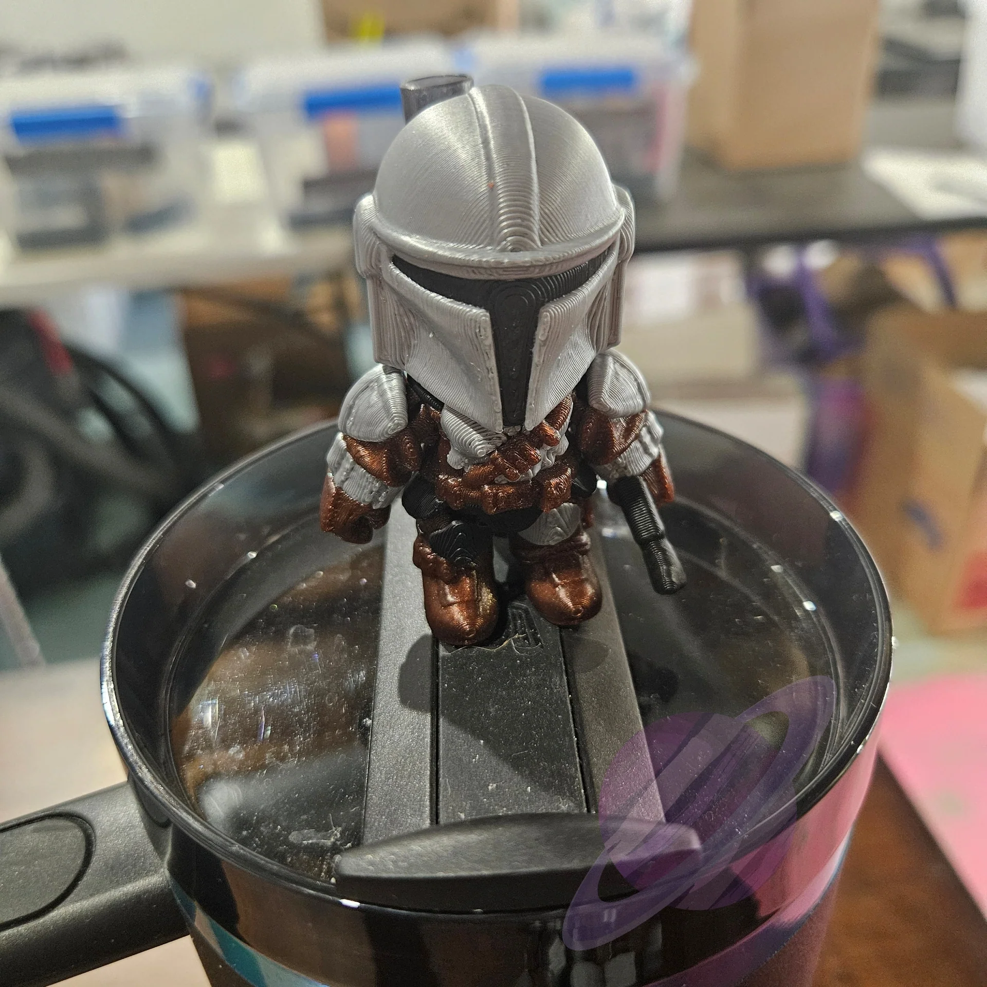 MANDO-3D PRINTED STRAW BUDDY - Image 3