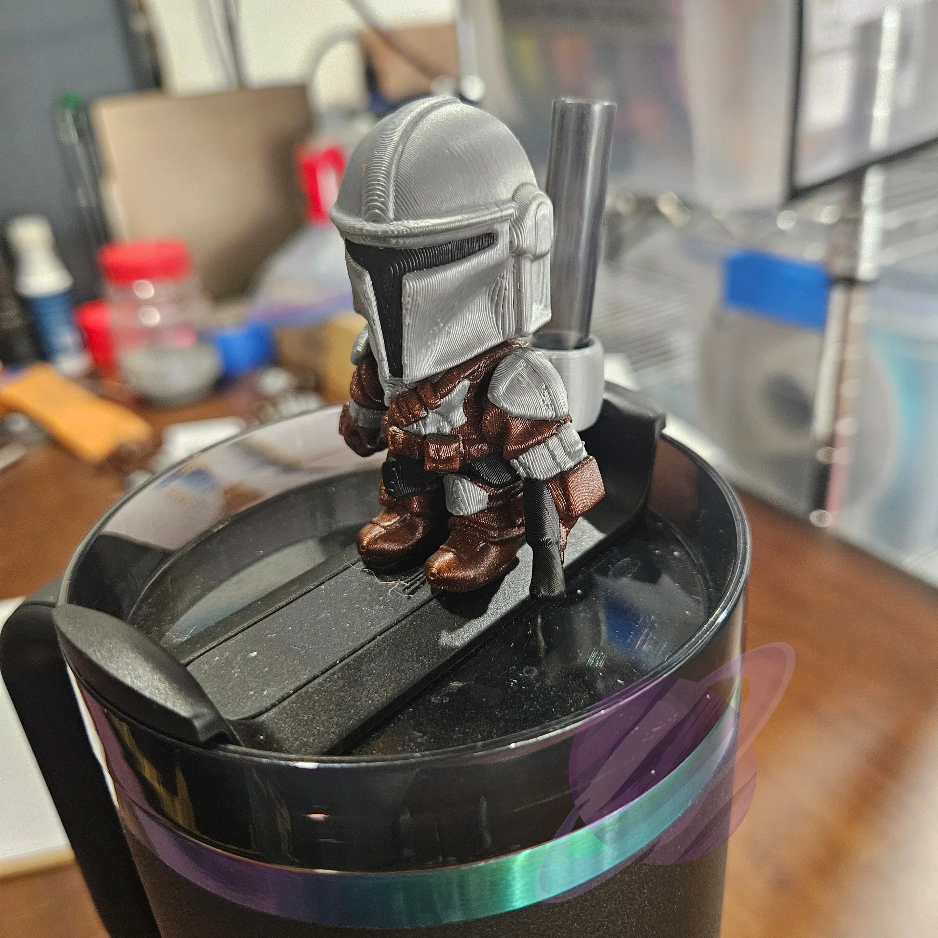 MANDO-3D PRINTED STRAW BUDDY - Image 5