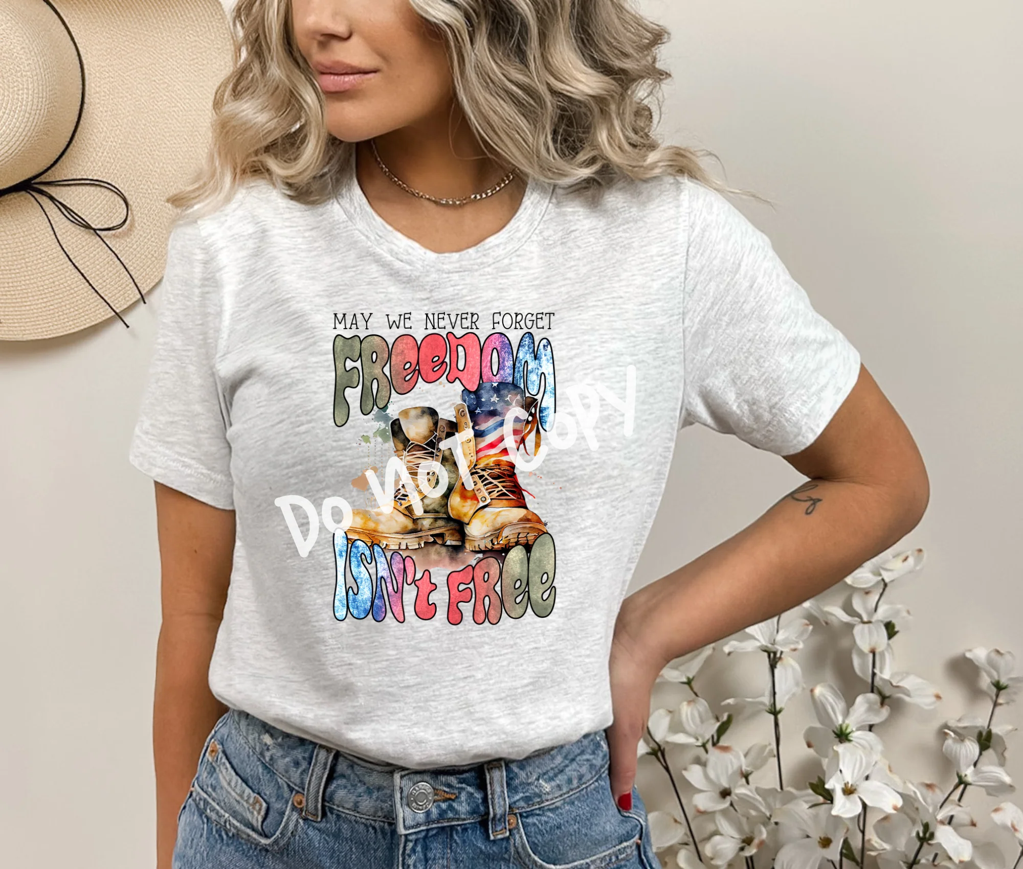 May We Never Forget Freedom Isn't Free Tee