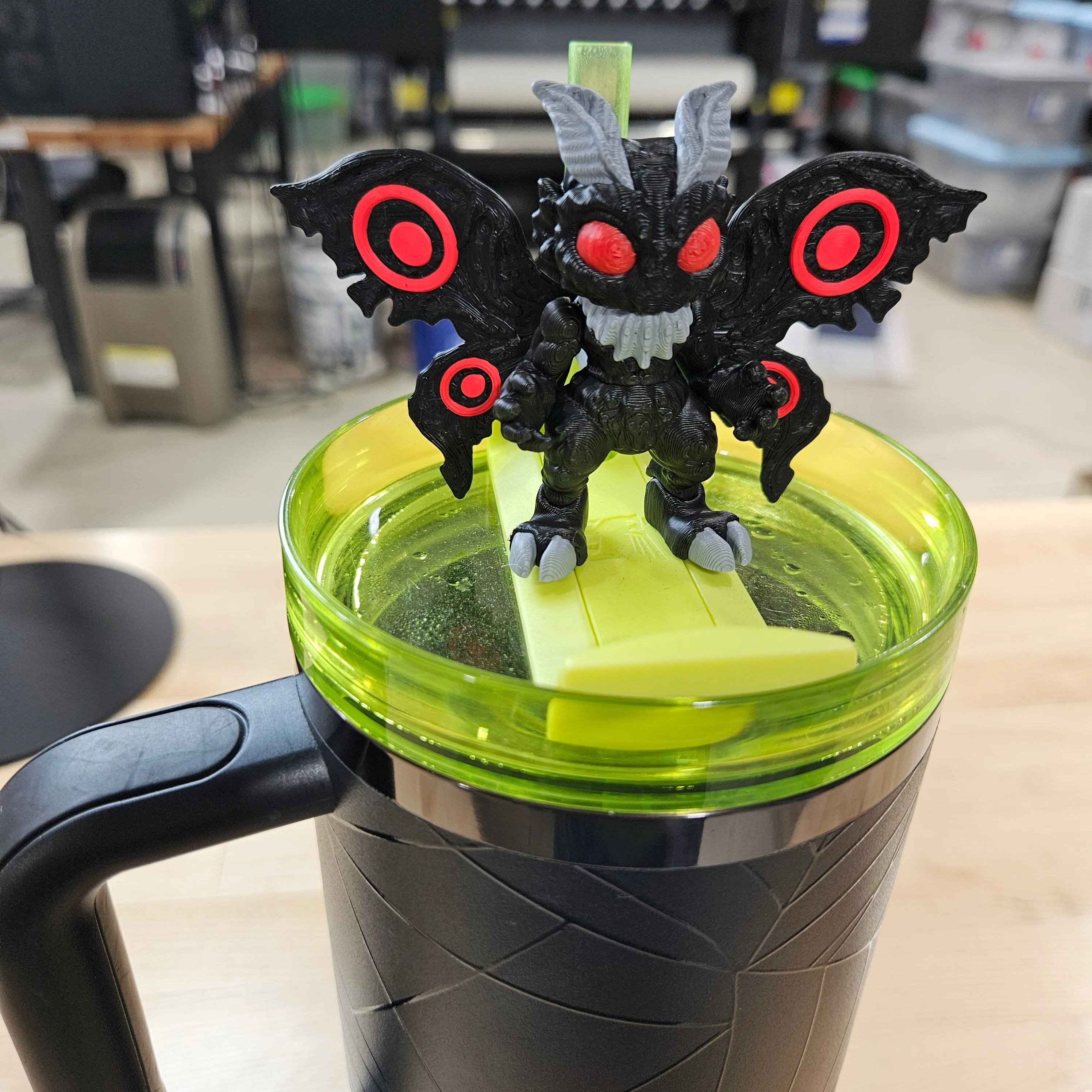 MOTH MAN-3D PRINTED STRAW BUDDY - Image 4
