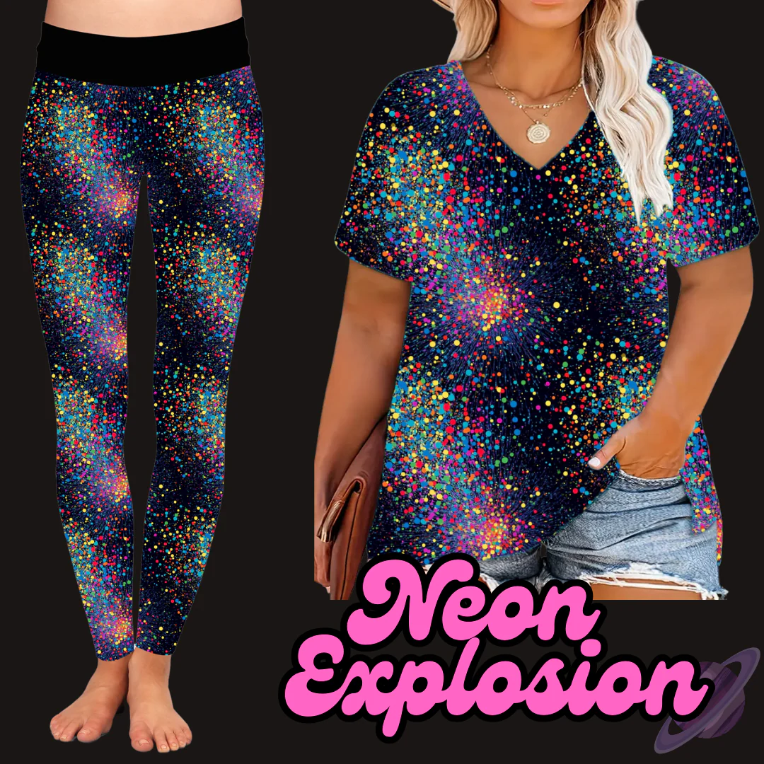 NEON EXPLOSION-PRETTY RUN TUNIC/TANK PREORDER CLOSING 1/30