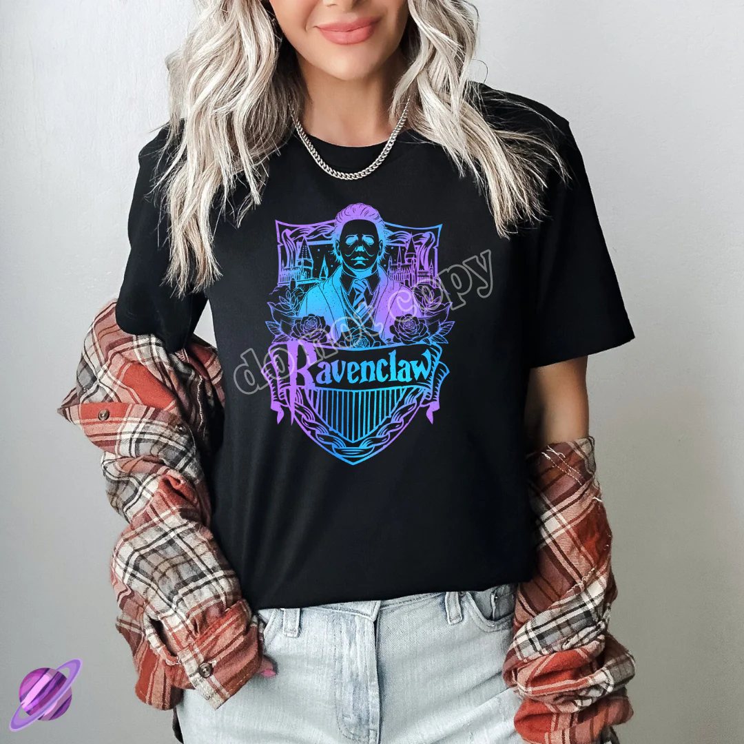 NEON RAVEN HORROR TEE