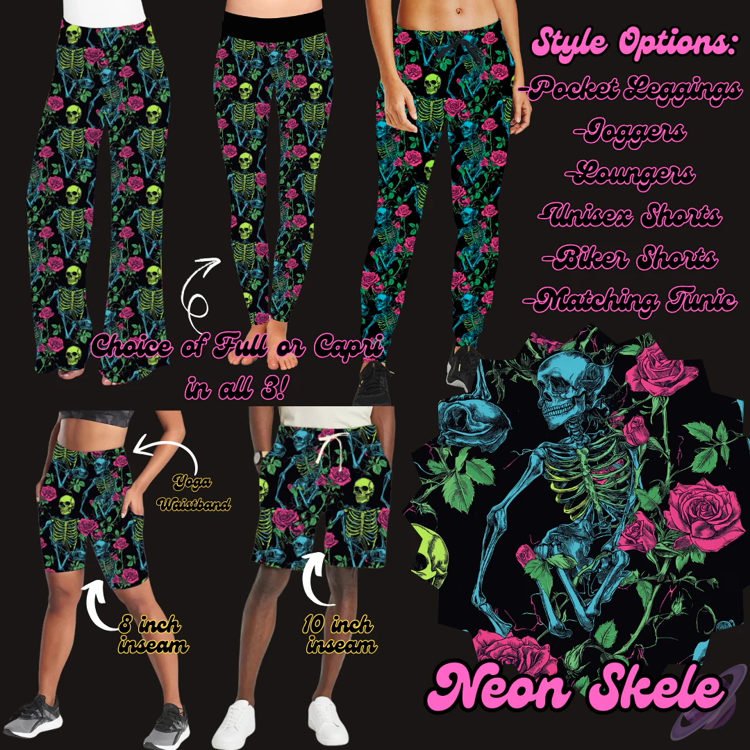 NEON SKELE-PRETTY RUN PREORDER CLOSING 1/30