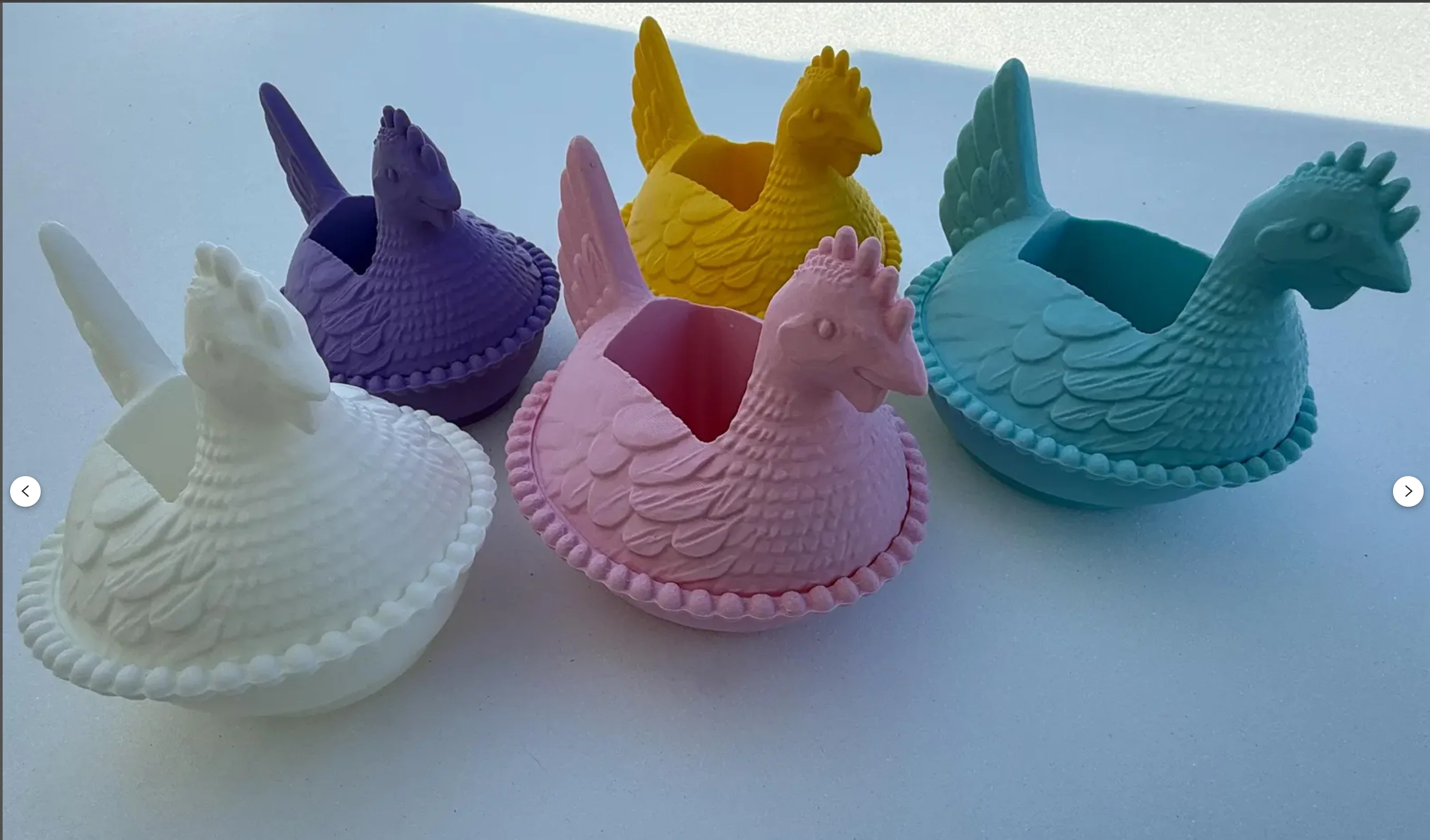 NESTING HEN SOAP HOLDER- 3D PRINTED - Image 2