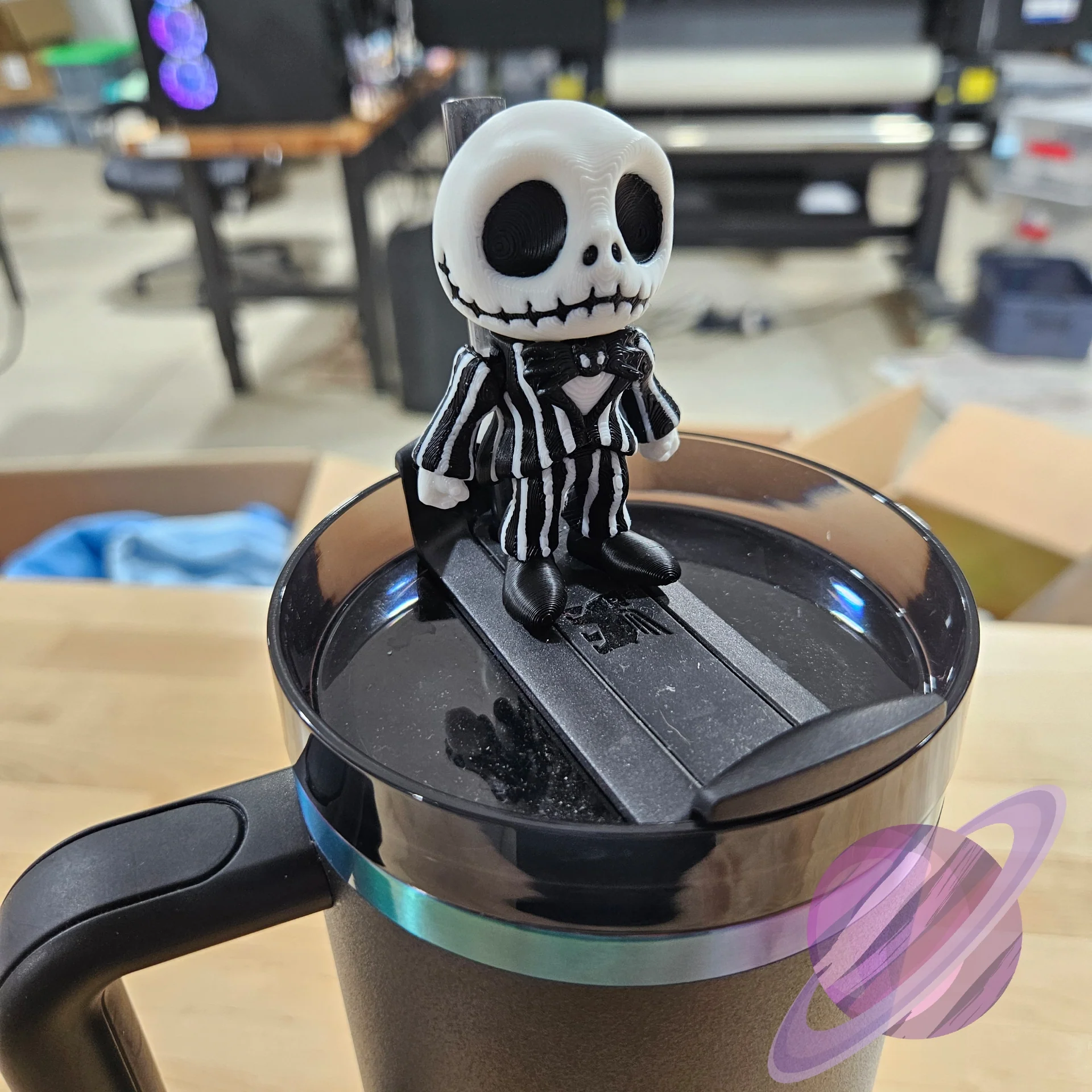 NIGHTMARE SKELETON-3D PRINTED STRAW BUDDY - Image 2