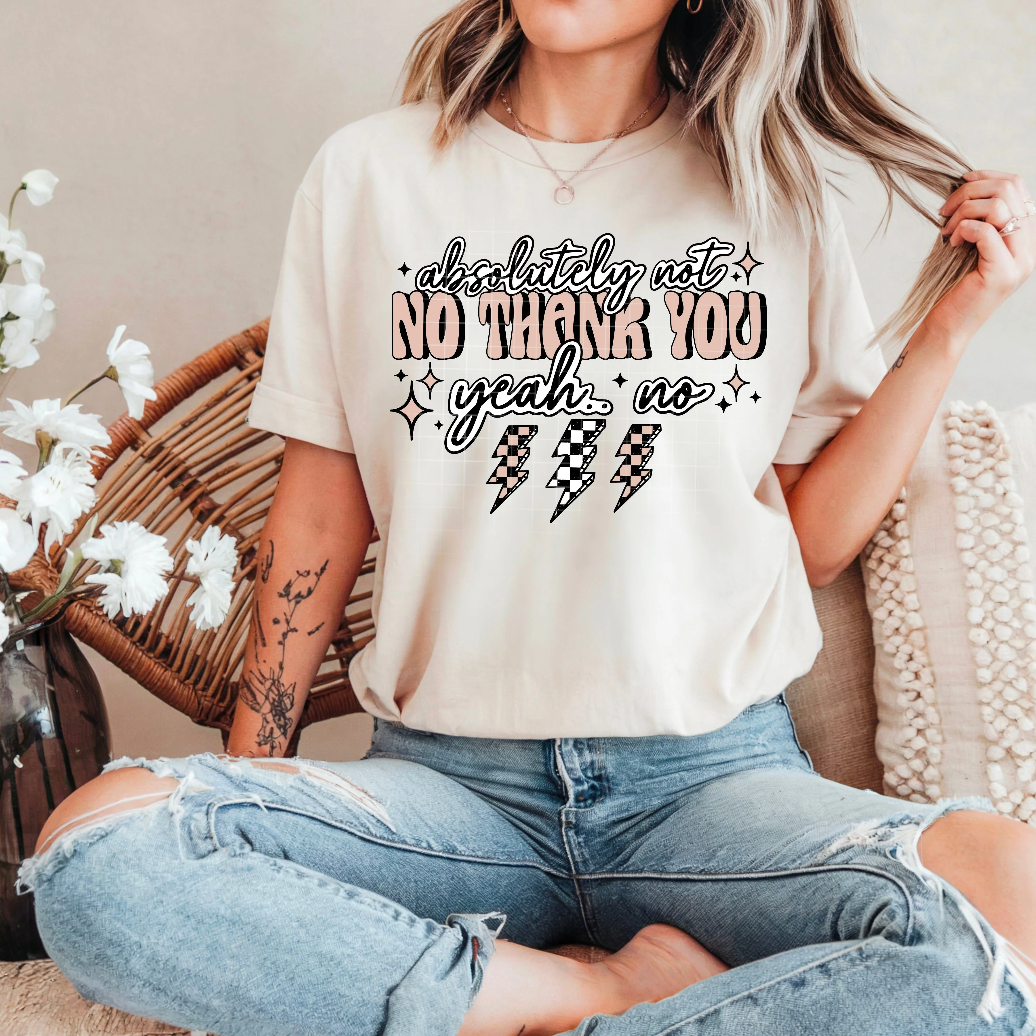 NO THANK YOU TEE