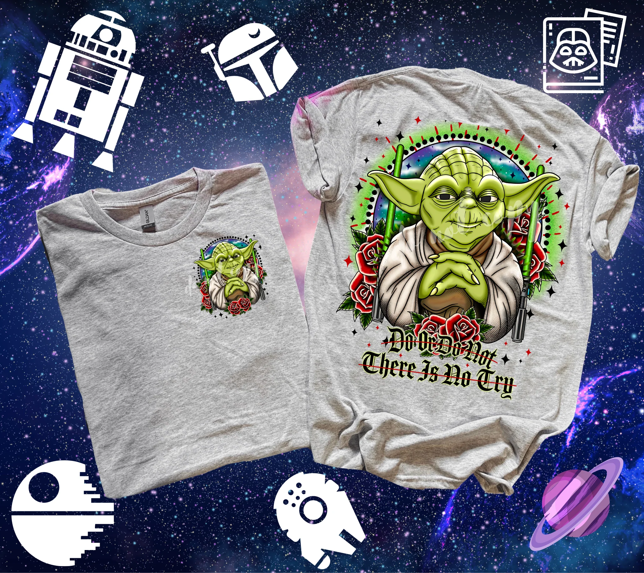 NO TRY DOUBLE SIDED TEE