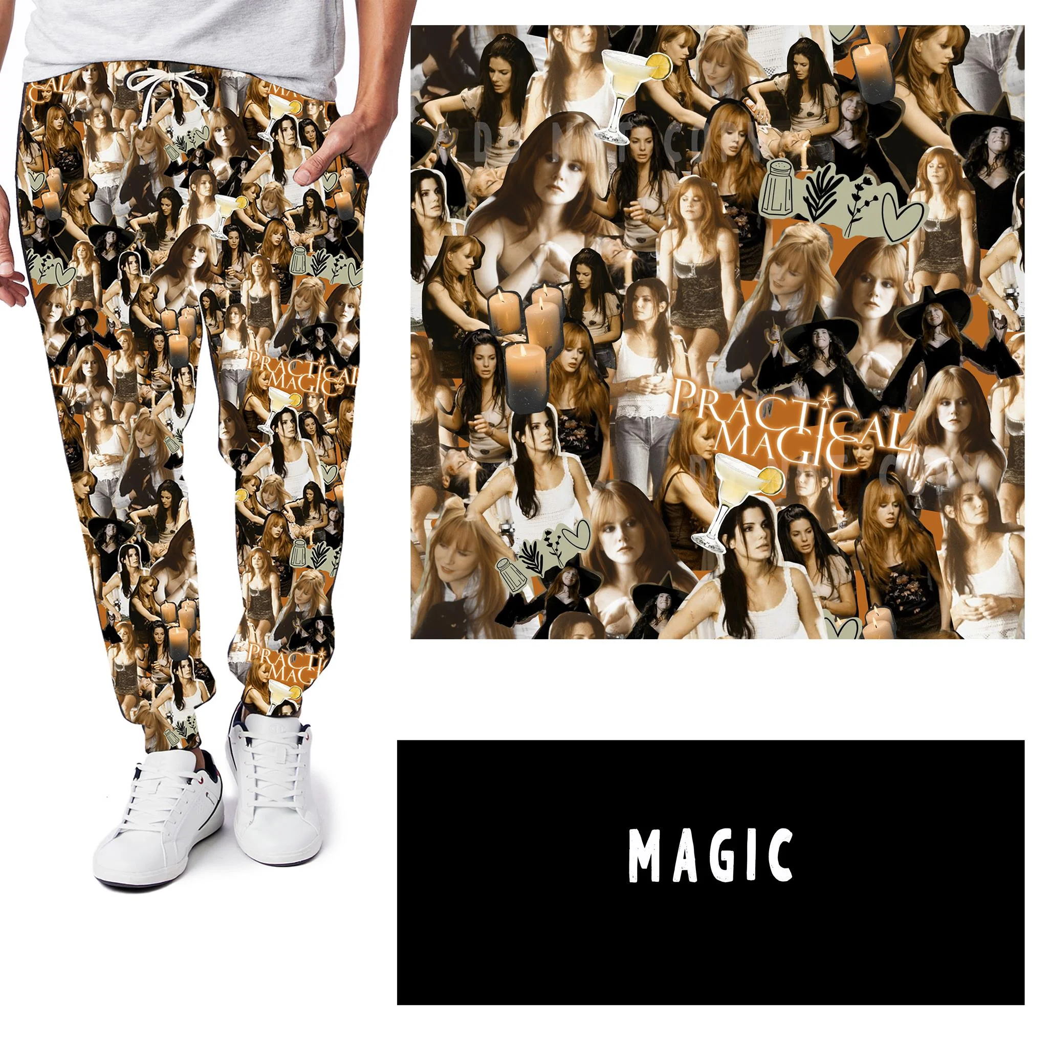 NOSTALGIC WEIRDOS RUN-MAGIC LEGGINGS/JOGGERS - Image 2