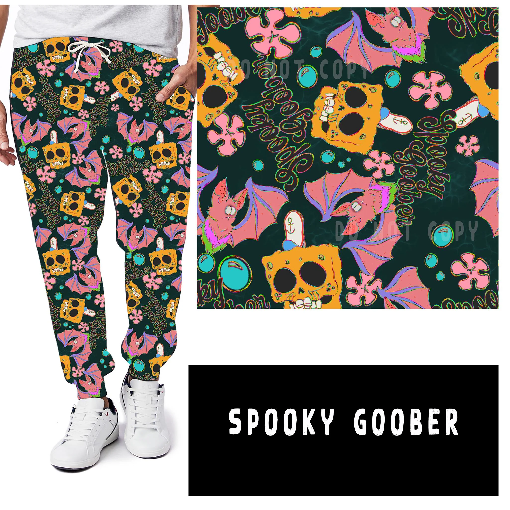NOSTALGIC WEIRDOS RUN-SPOOKY GOOBER LEGGINGS/JOGGERS - Image 2