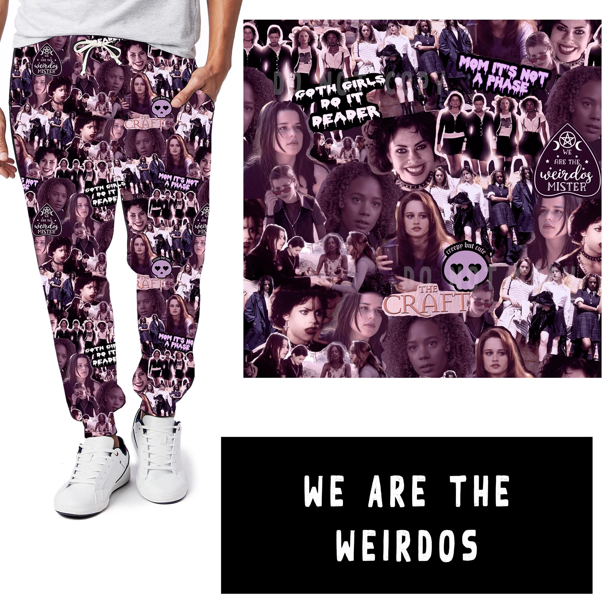 NOSTALGIC WEIRDOS RUN-WE ARE THE WEIRDOS LEGGINGS/JOGGERS - Image 2