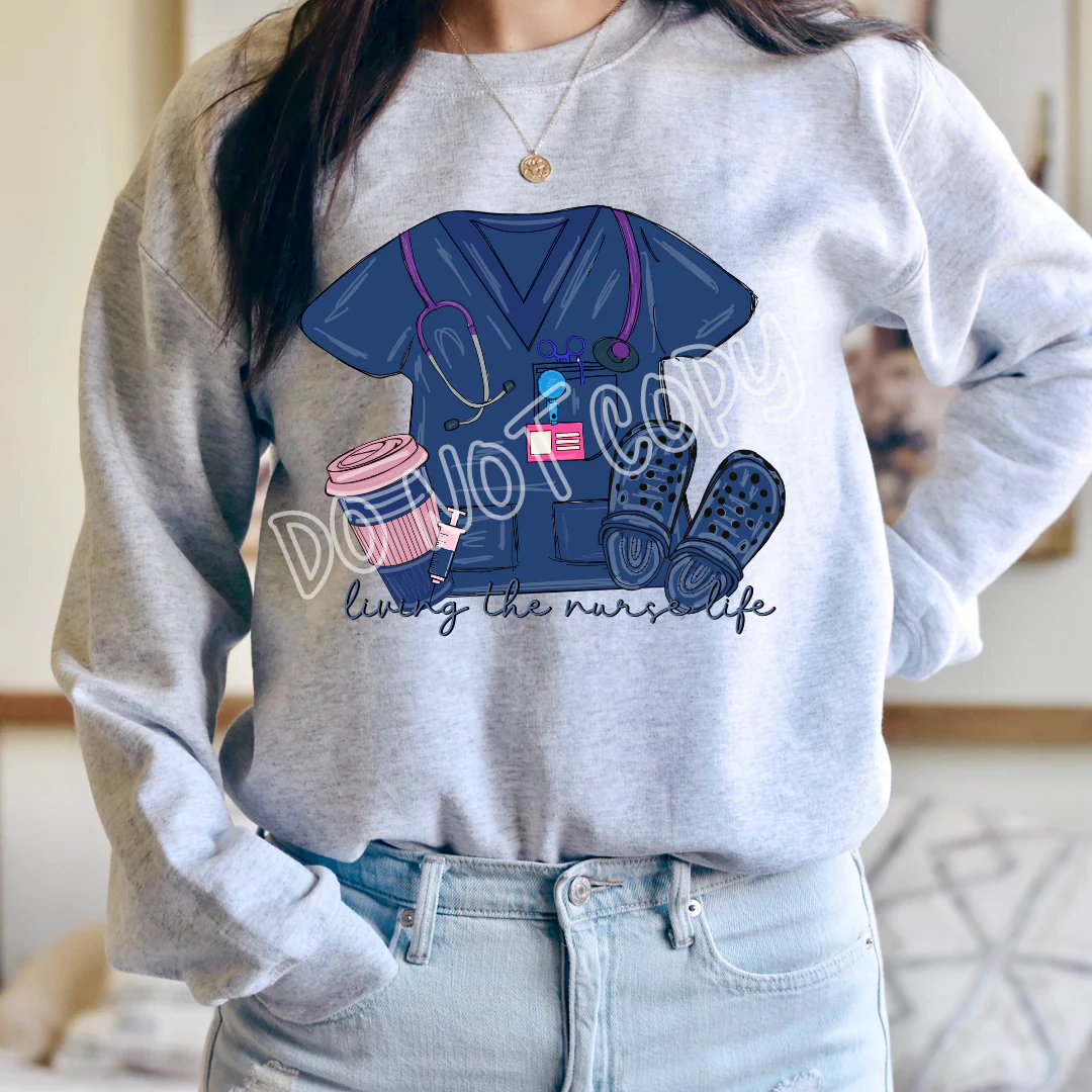 NURSE LIFE - CREWNECK SWEATSHIRT