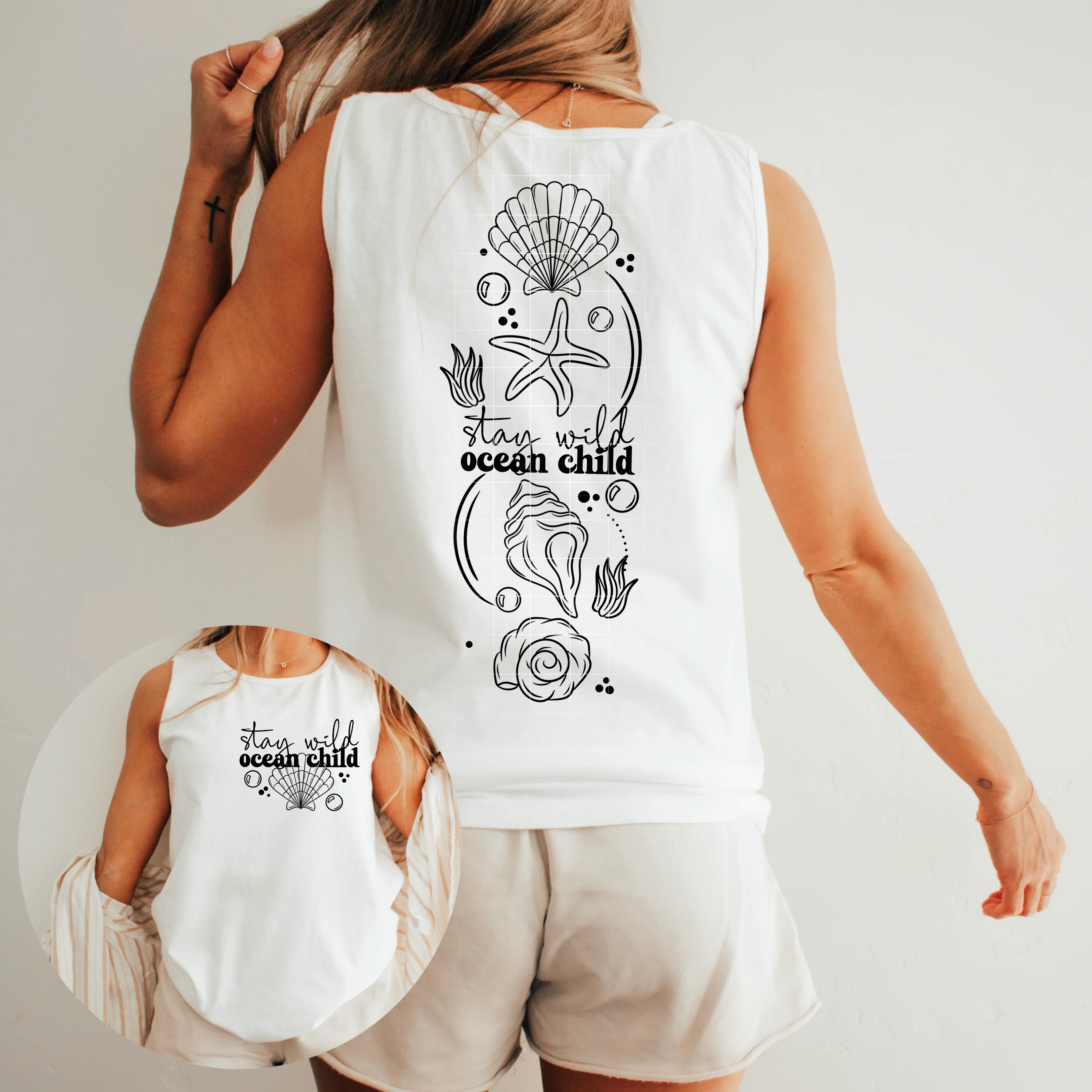 OCEAN CHILD TANK DOUBLE SIDED - Image 3
