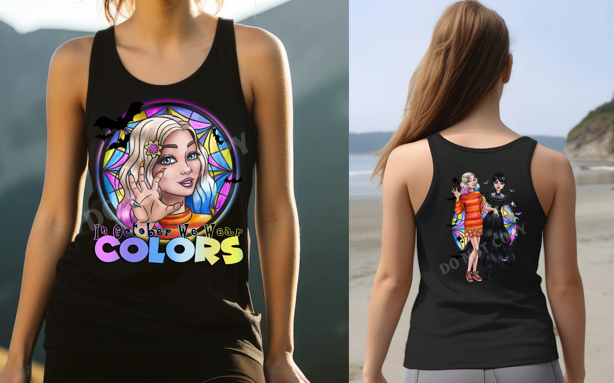 OCT COLORS TANK DOUBLE SIDED