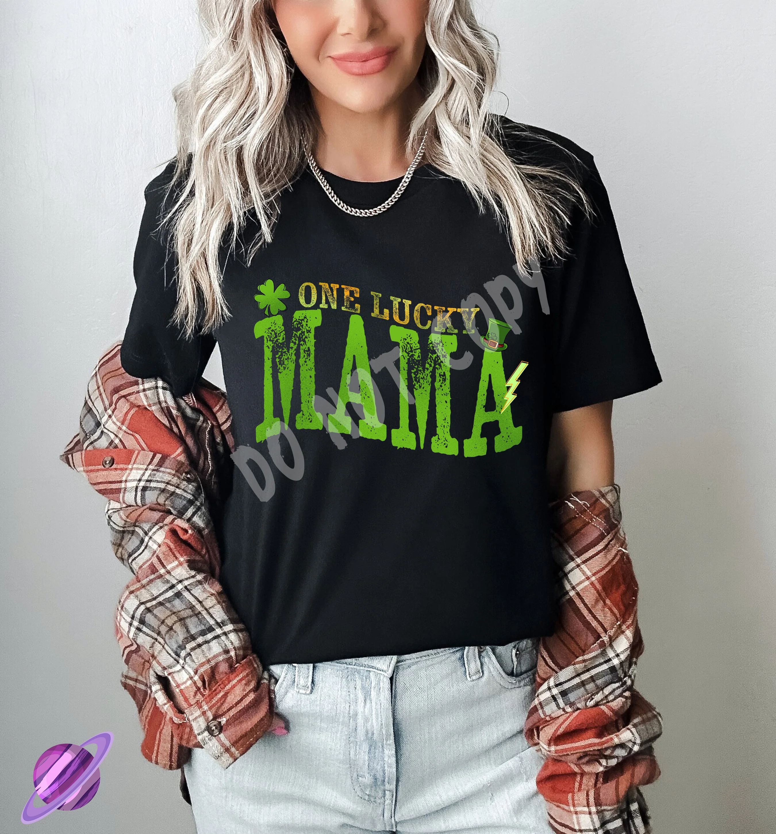 ONE LUCKY MAMA TEE