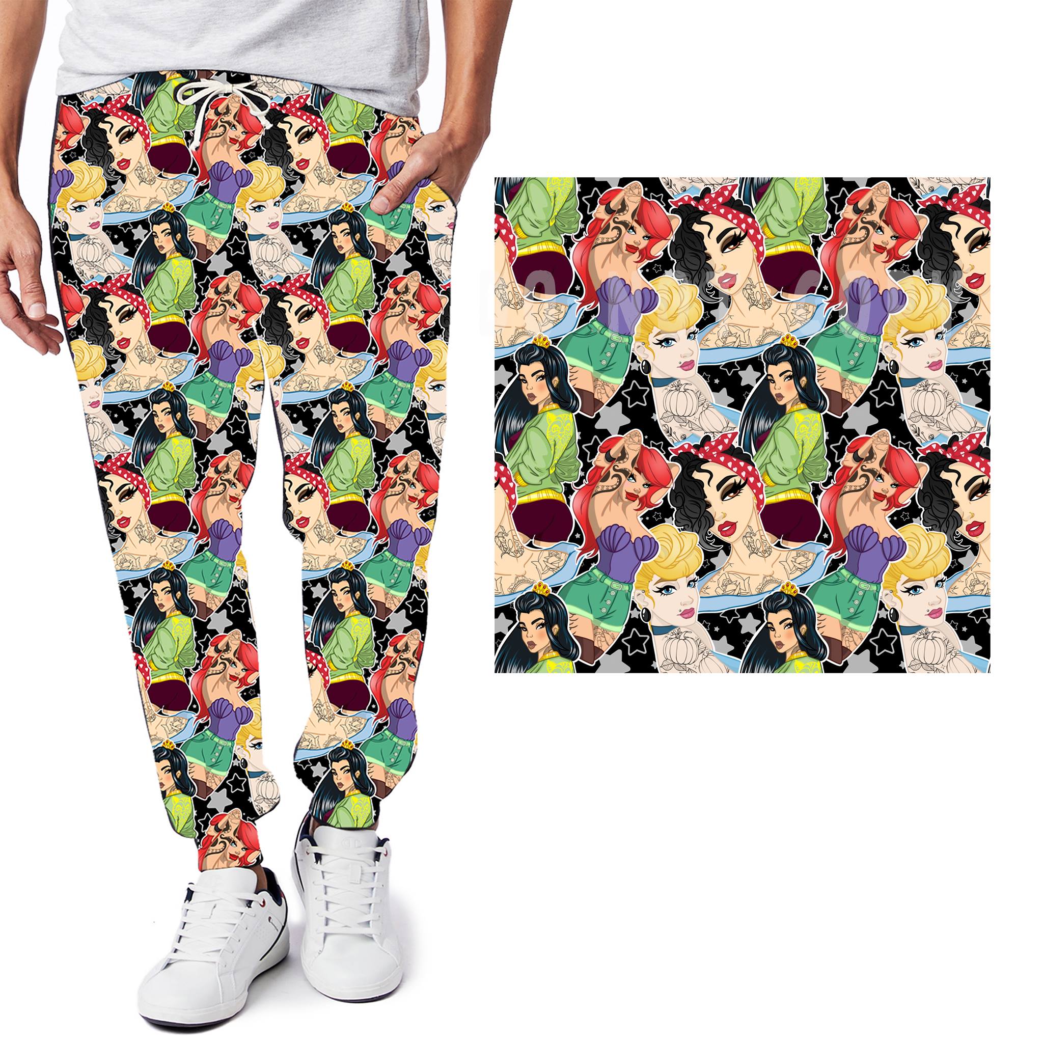 OUTFIT RUN 2- NOT YOUR PRINCESS LEGGINGS/CAPRI/JOGGERS - Image 5