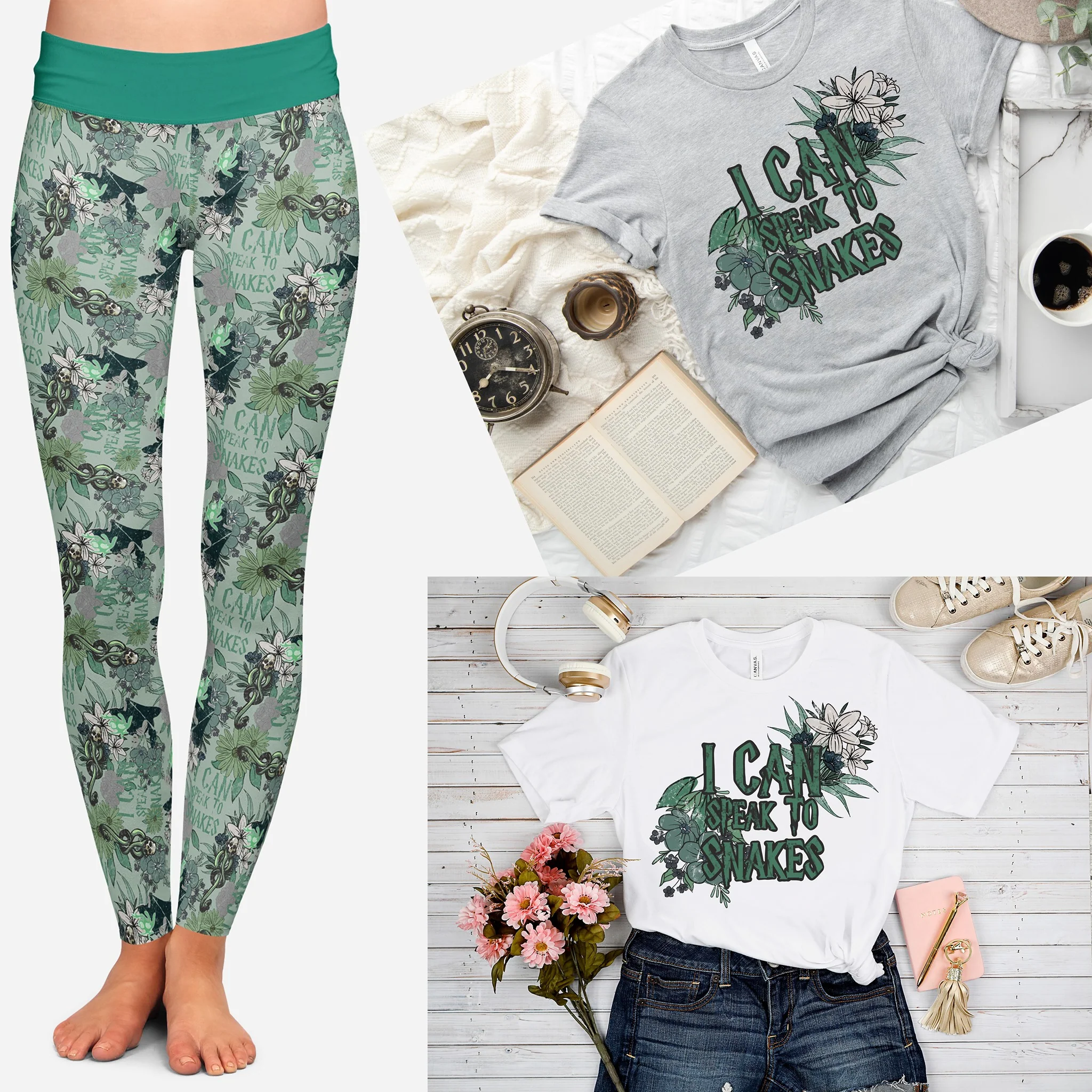 OUTFIT RUN 3-SPEAK TO SNAKES TEE - Image 2