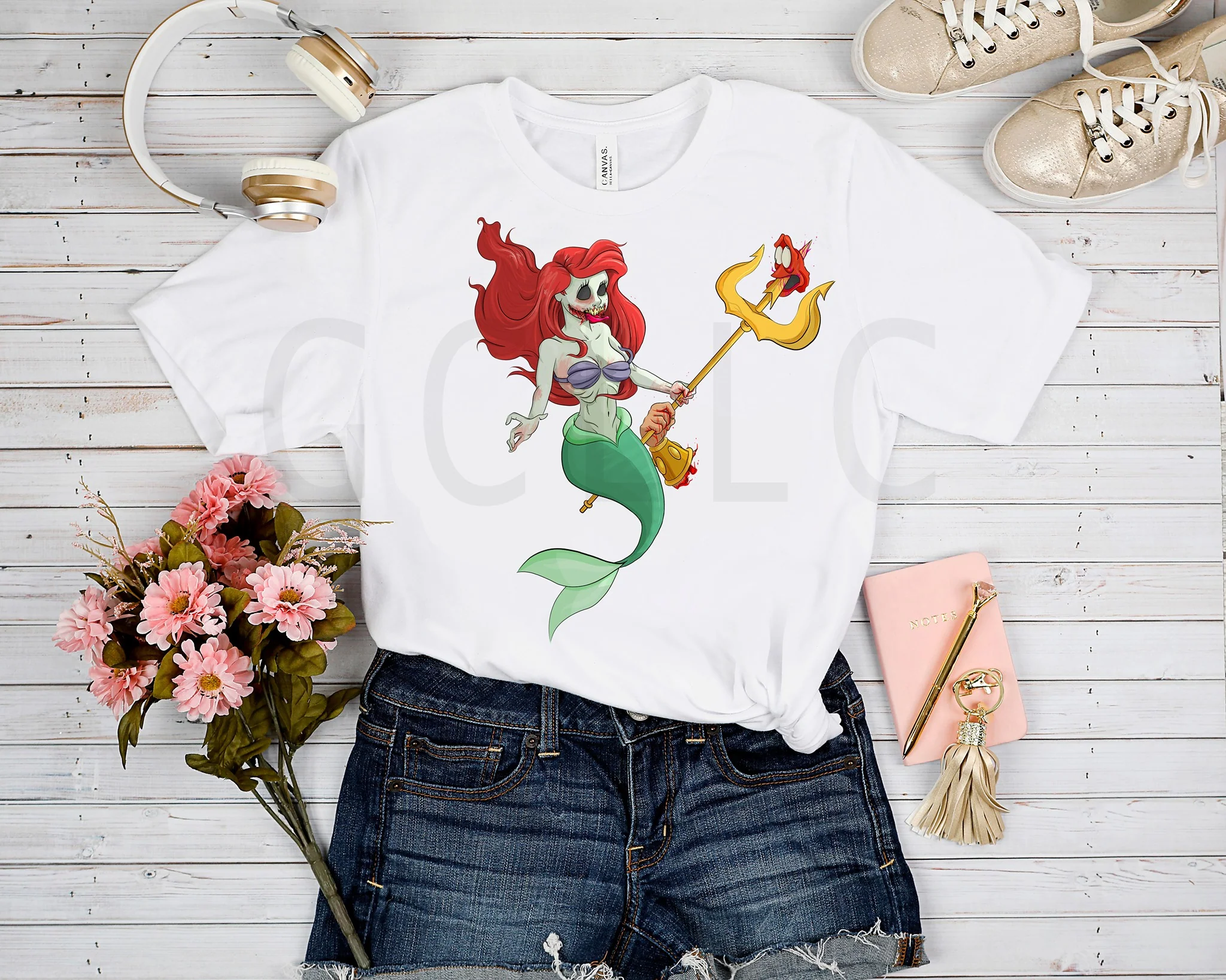 OUTFIT RUN 4- ZOMBIE PRINCESS MERMAID TEE