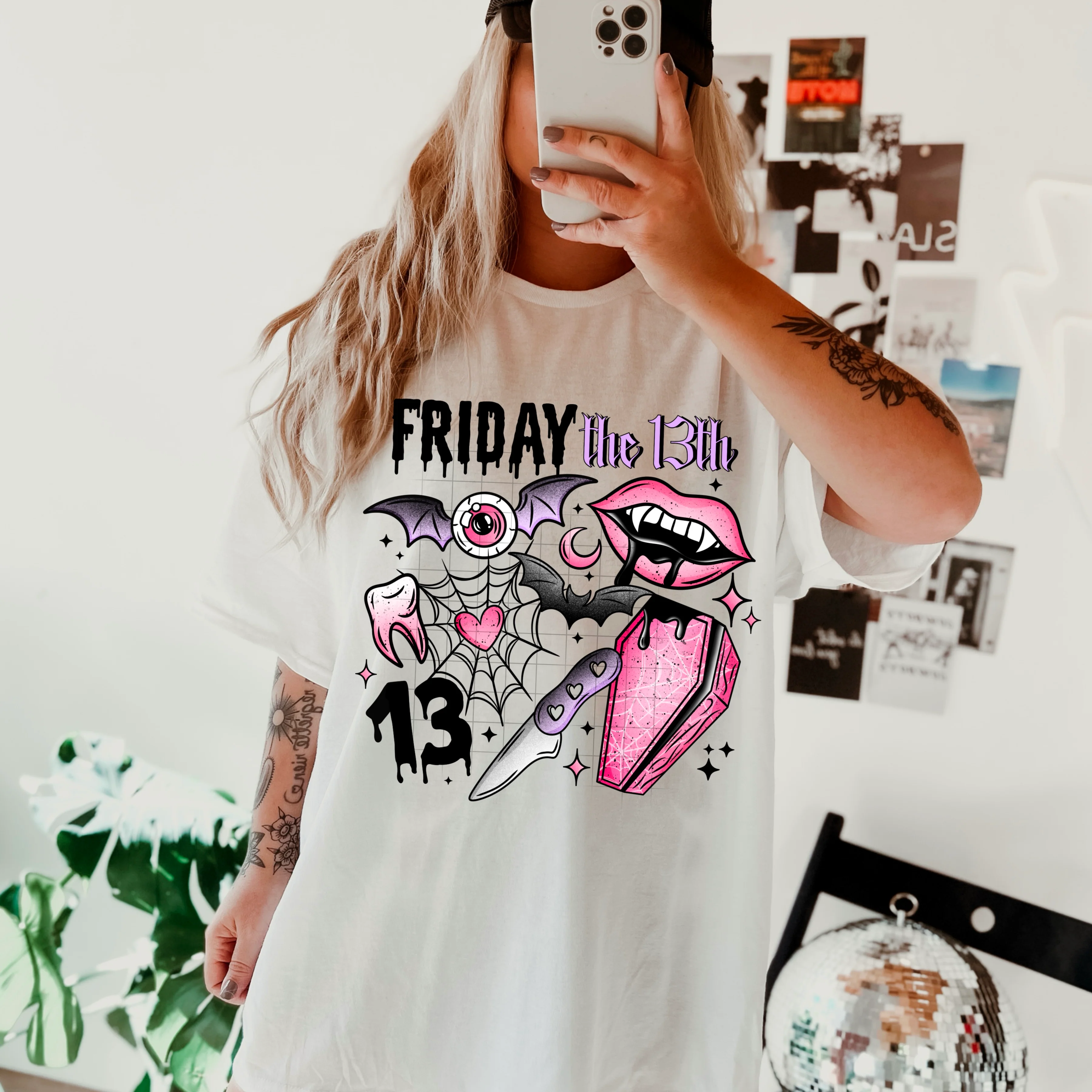 PASTEL FRIDAY THE 13TH TEE