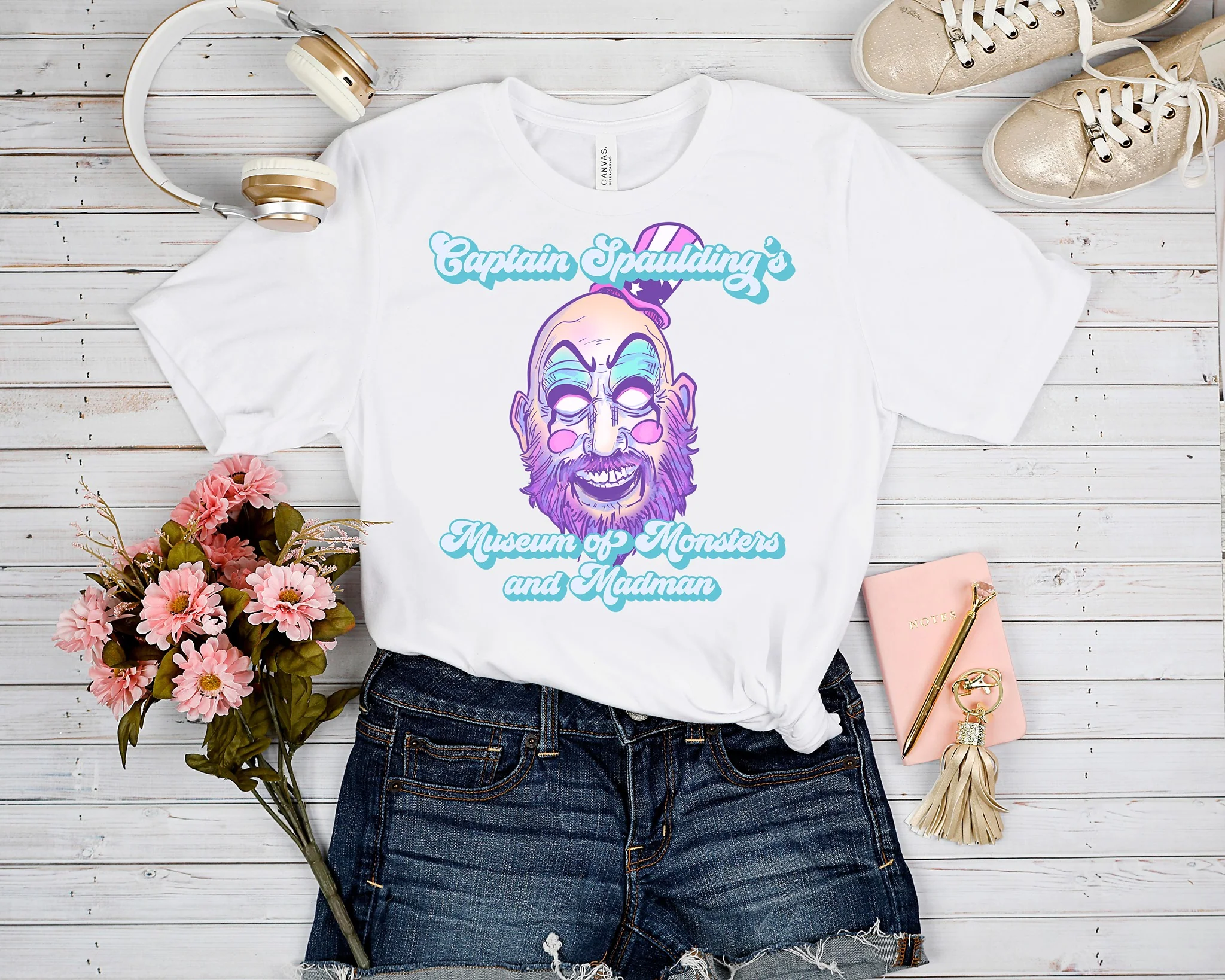 PASTEL ODDITY RUN- PASTEL CLOWN TEE