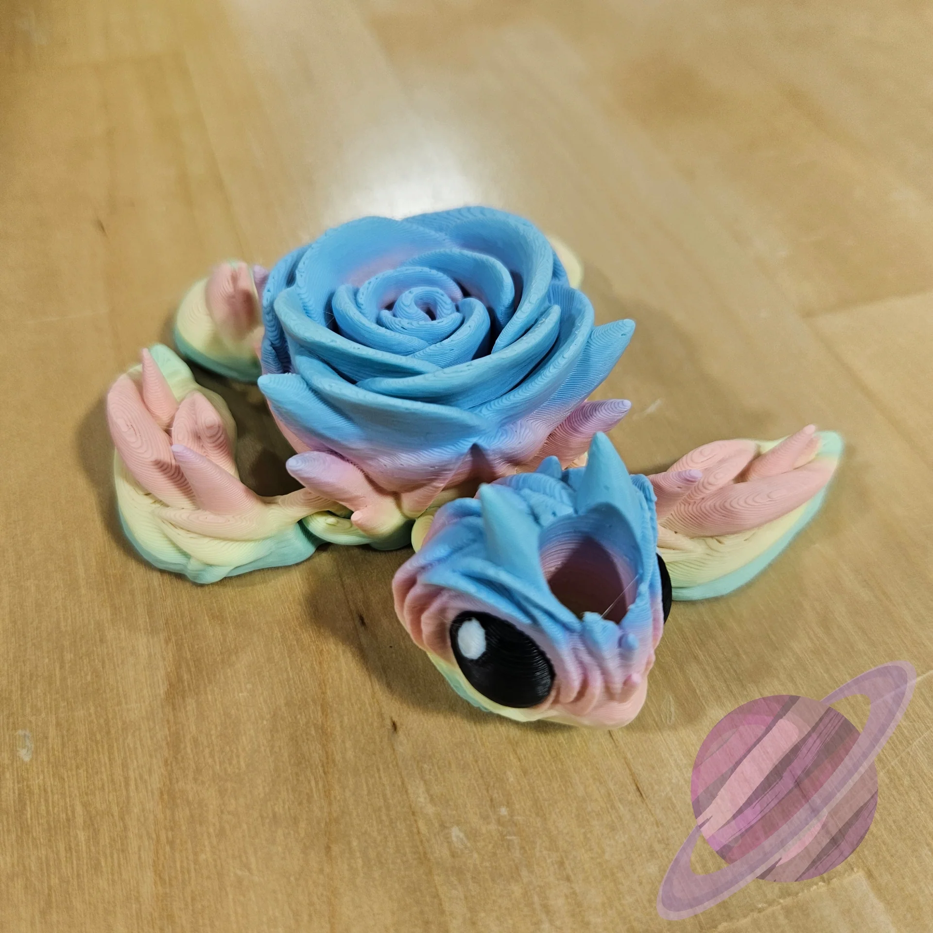 PASTEL ROSE TURTLE-3D PRINTED STRAW BUDDY - Image 7