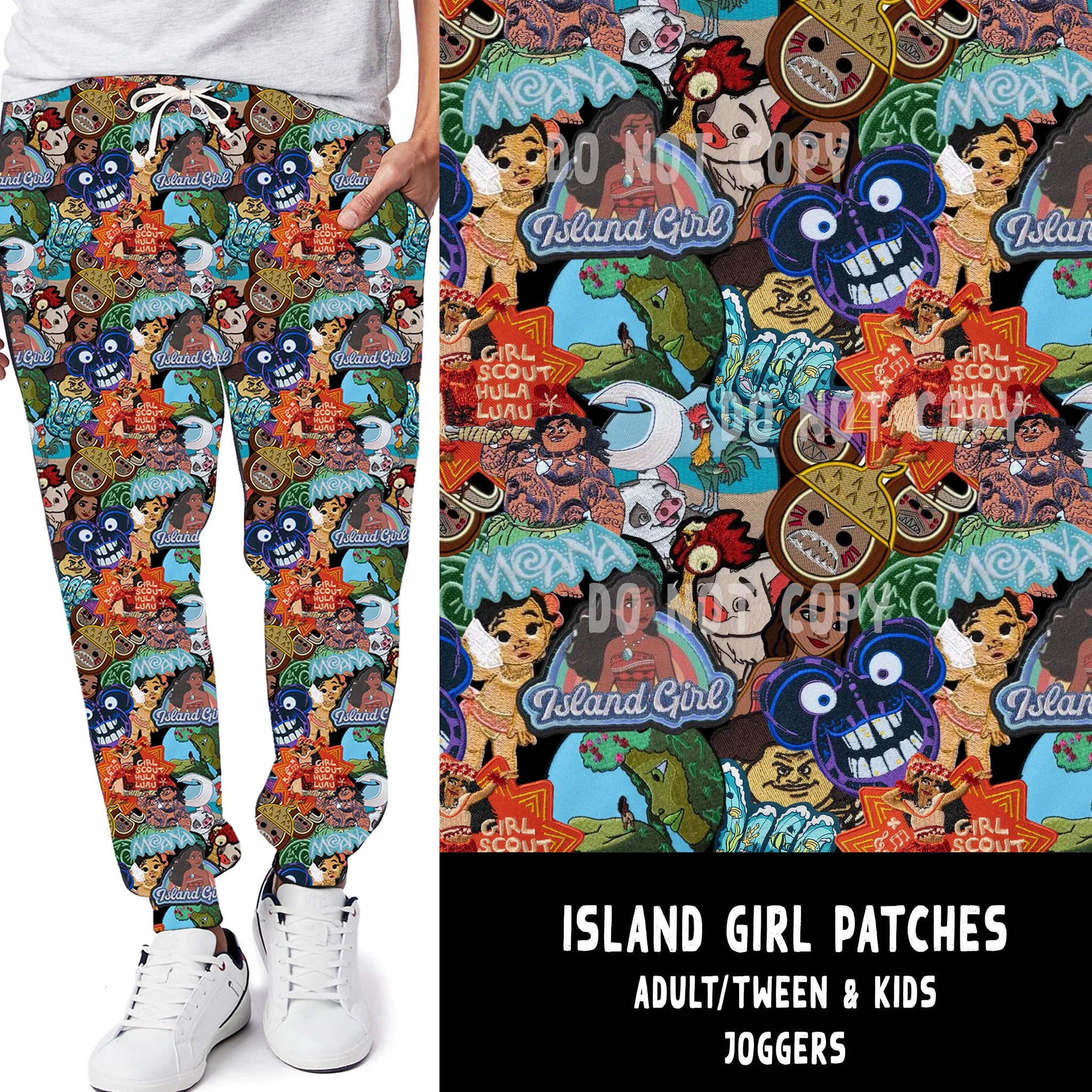 PATCH RUN-ISLAND GIRL LEGGINGS/JOGGERS - Image 2