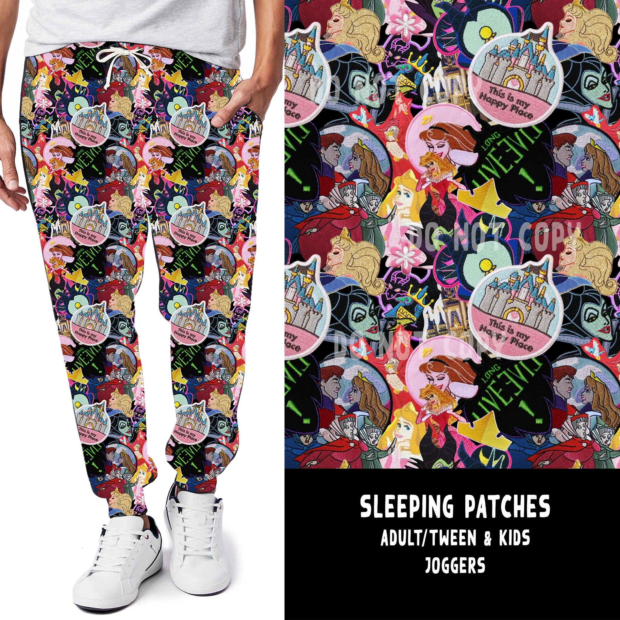 PATCH RUN-SLEEPING PATCHES LEGGINGS/JOGGERS - Image 2