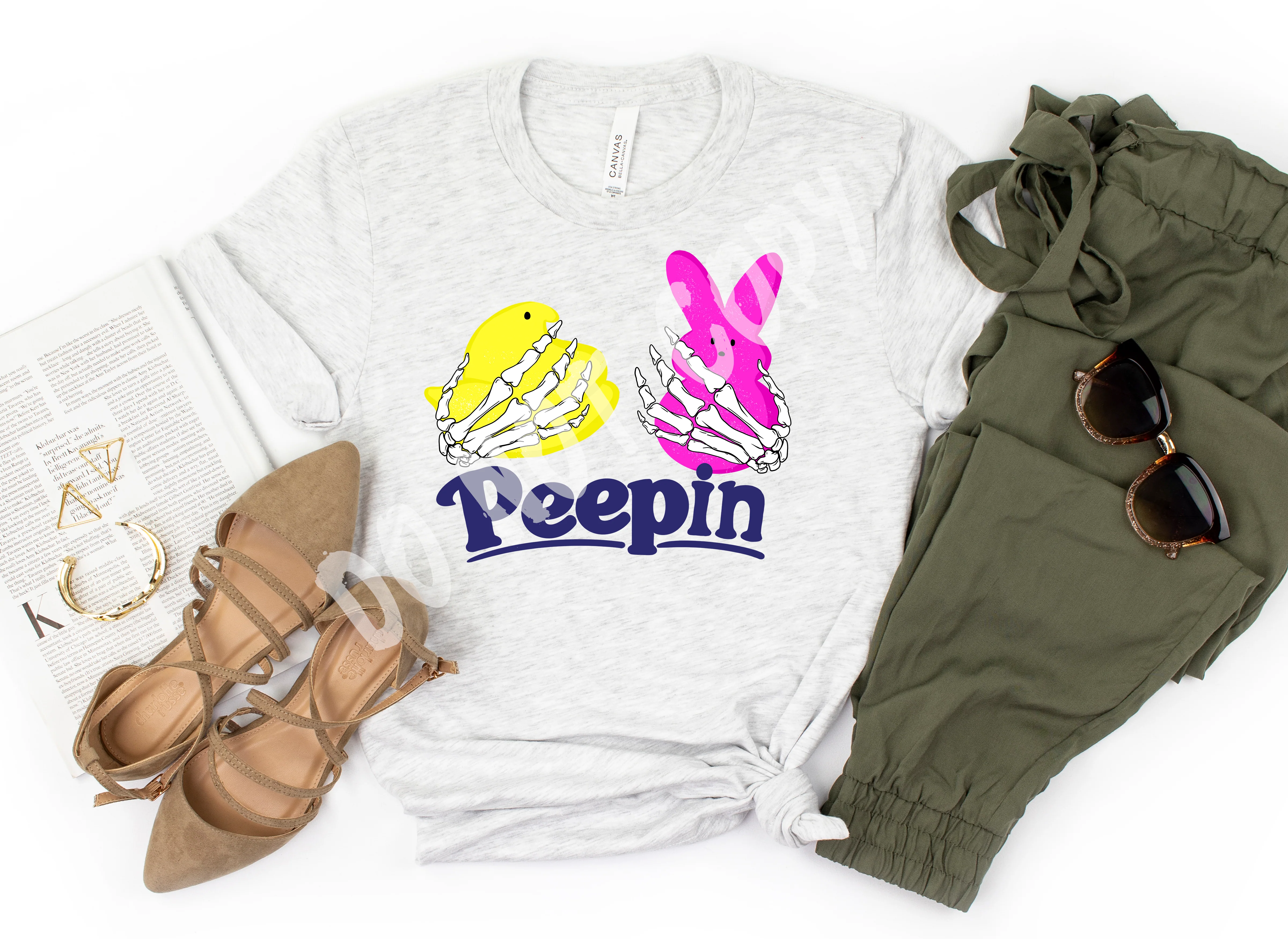 PEEPIN SKELE TEE