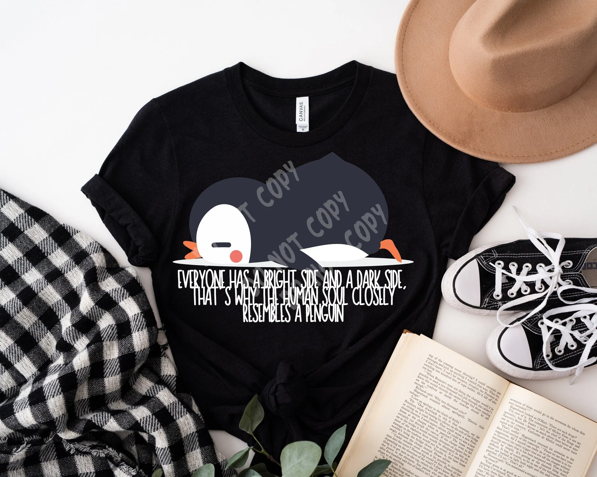 PENGUINS- UNISEX TEE ADULTS/KIDS