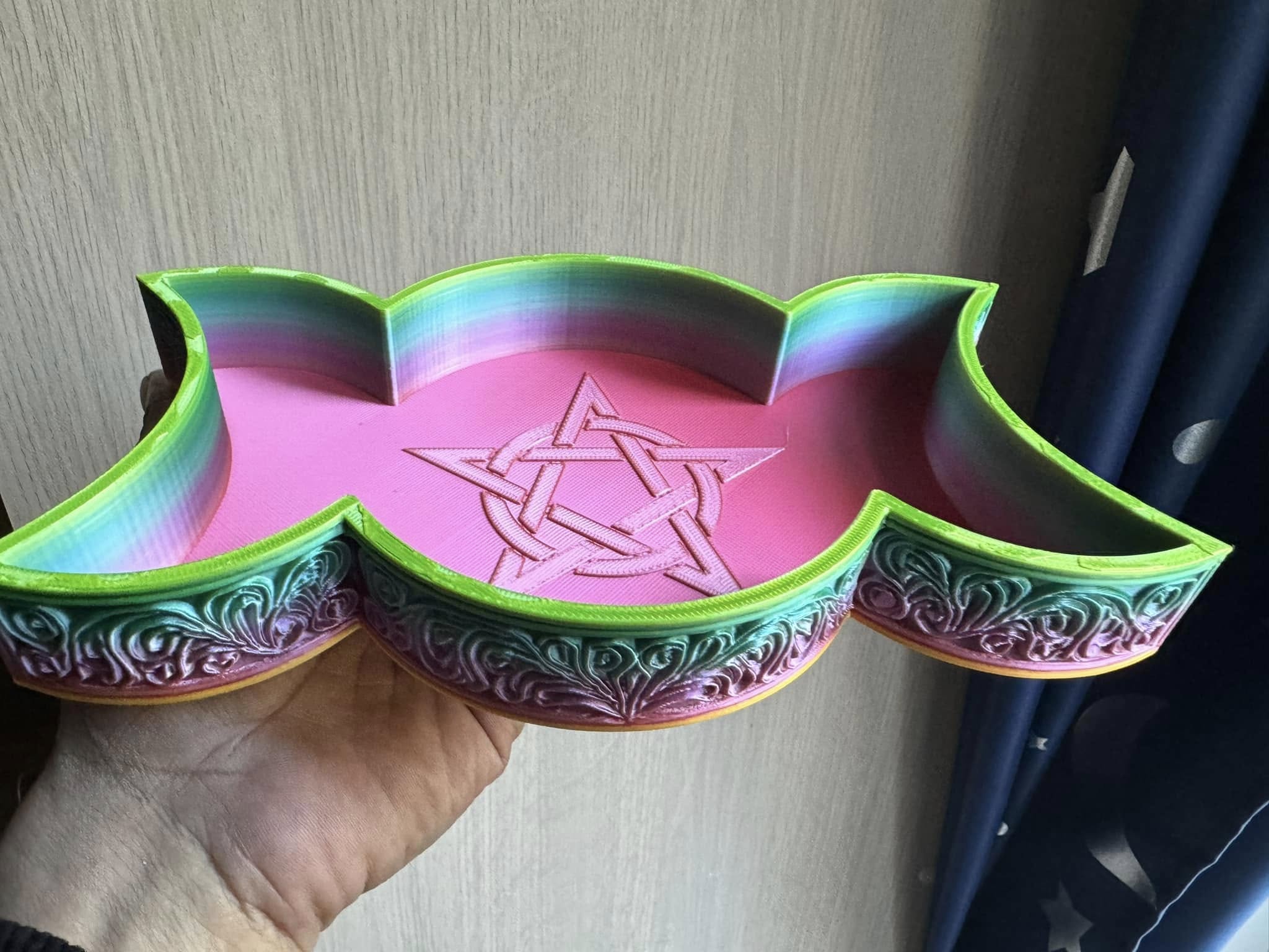 PENTACLE TRINKET DISH HOLDER-3D PRINTED - Image 4