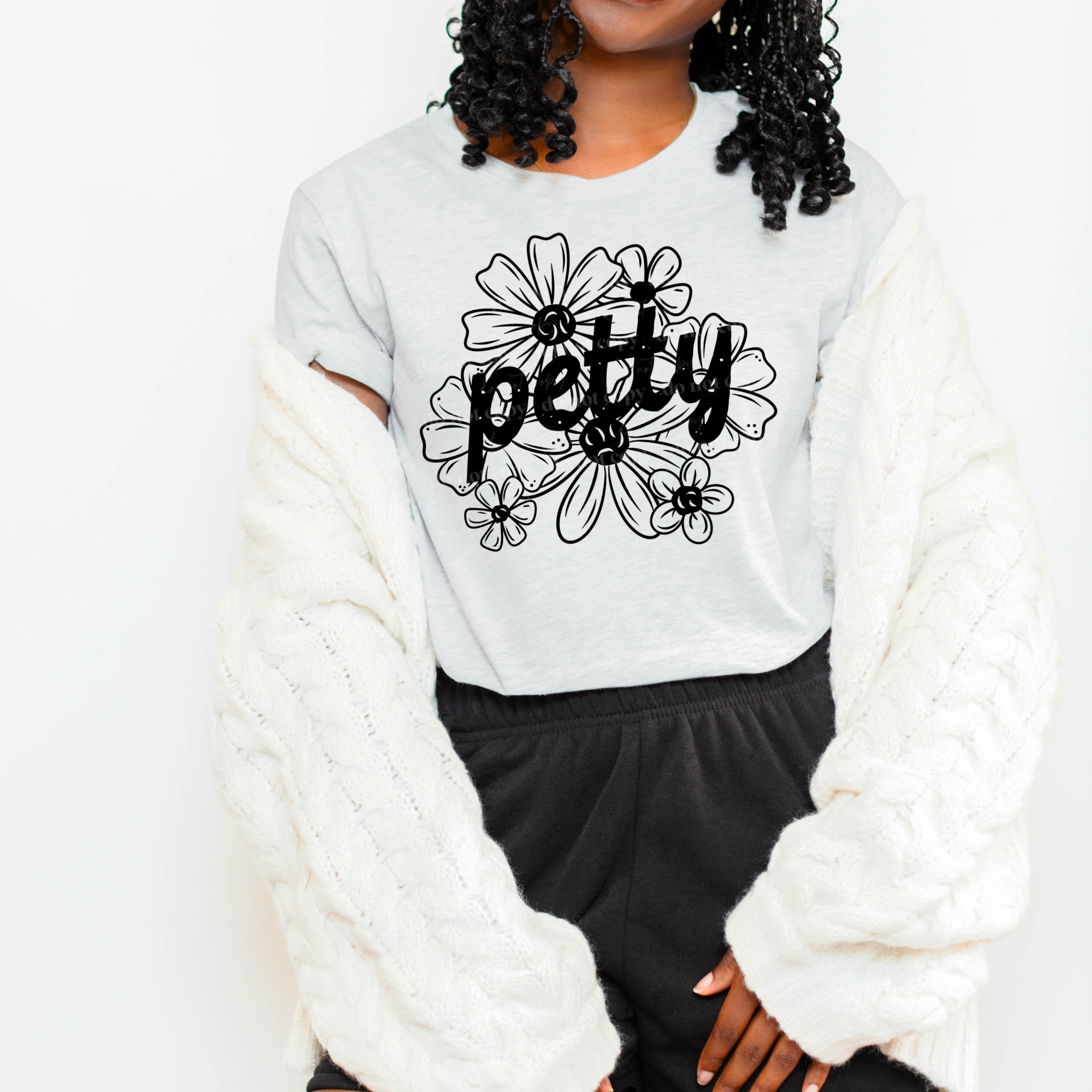 PETTY SINGLE COLOR SWEATSHIRT - Image 2