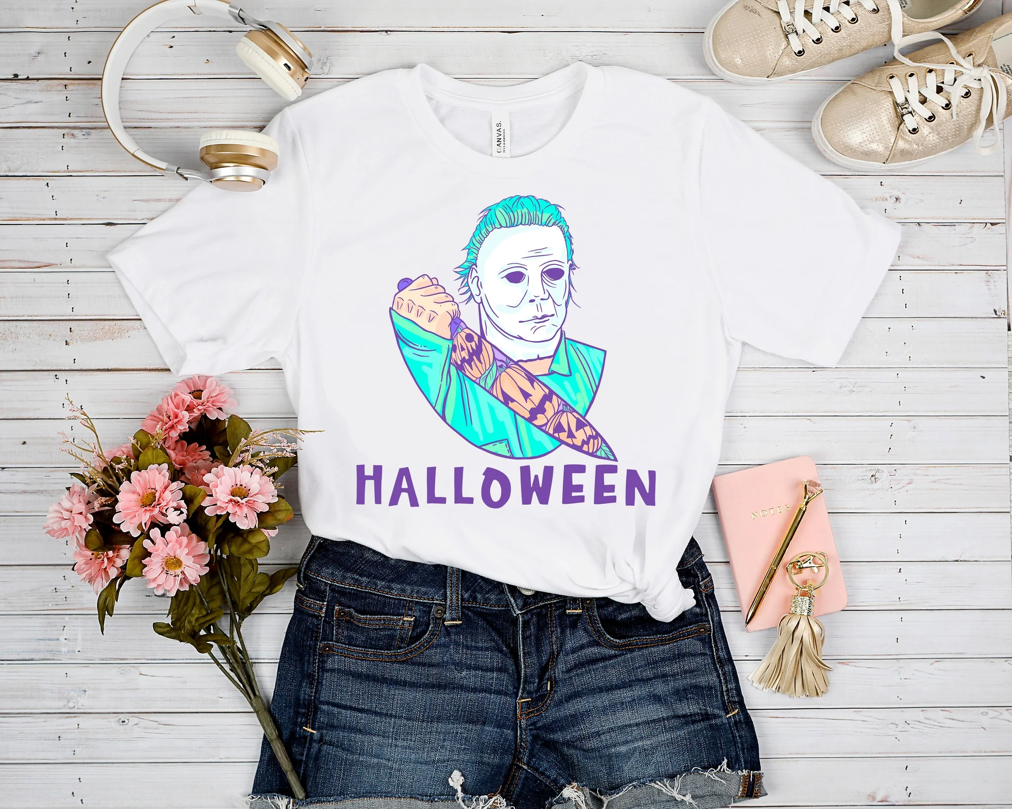 PH RUN-PASTEL HALLOWEEN UNISEX TEE ADULTS/KIDS - Image 2