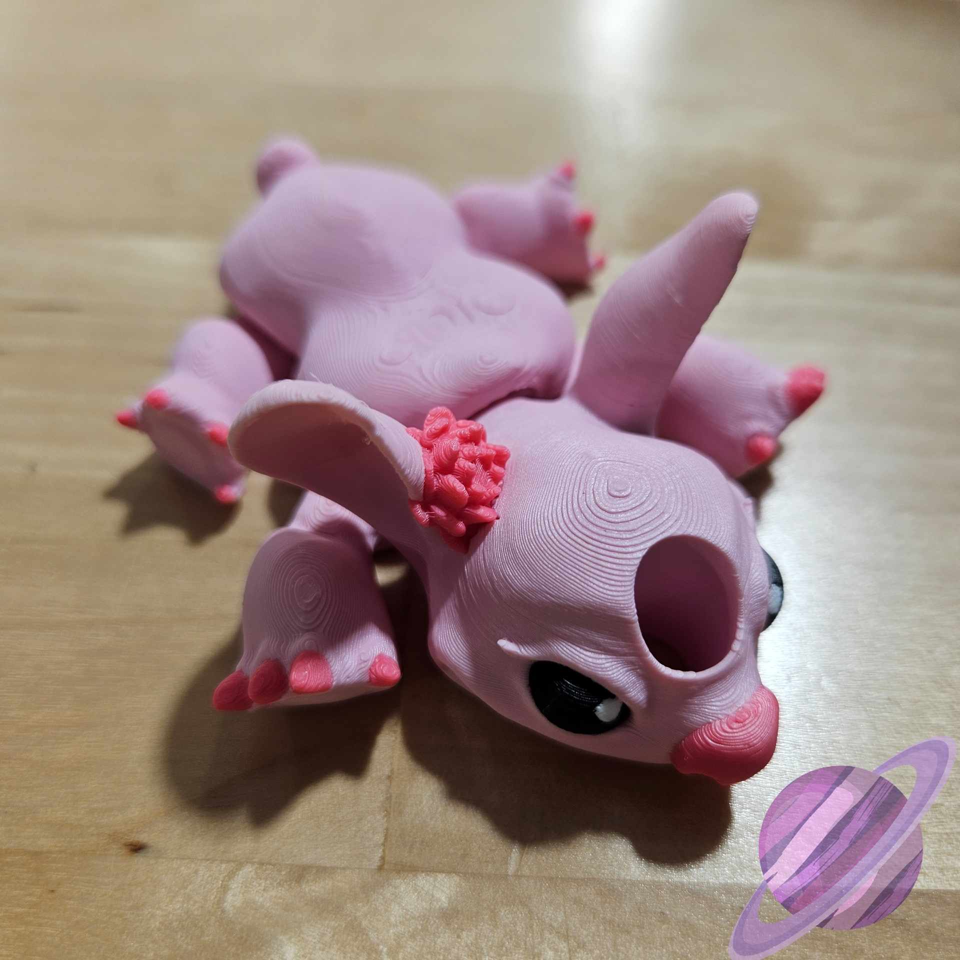 PINK ALIEN-3D PRINTED STRAW BUDDY - Image 4
